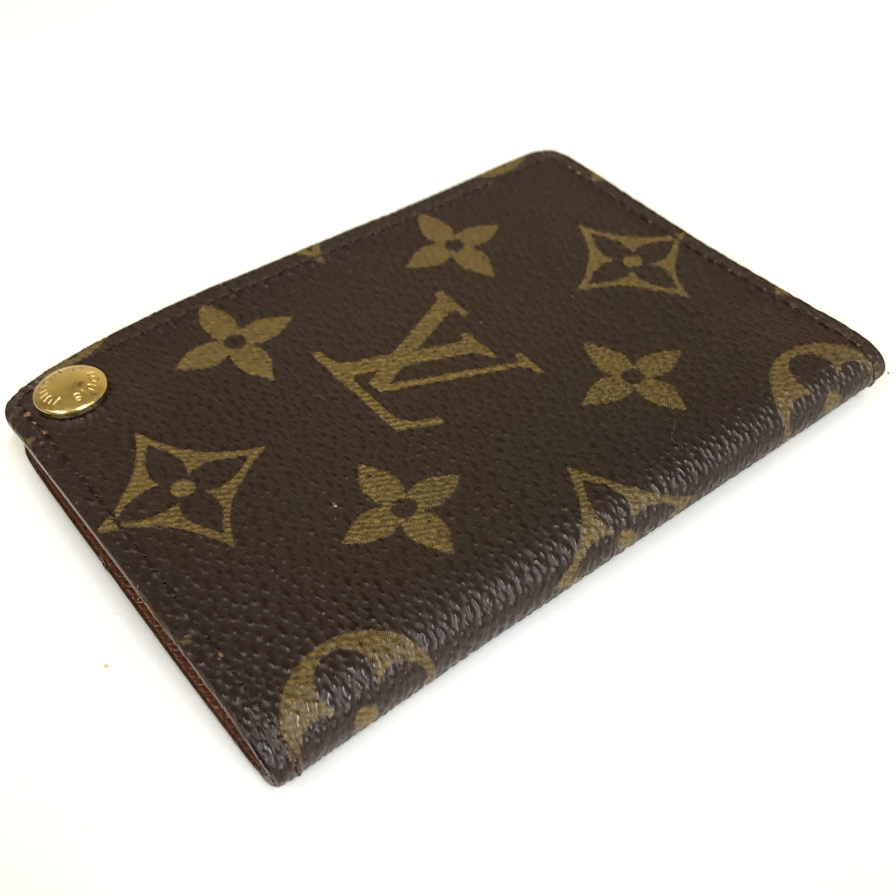 Monogram Portecarte Credit Pression M60937 Card Case CT1917 Business Card Holder Pass Case Card Holder Made in France Wallet — view 5