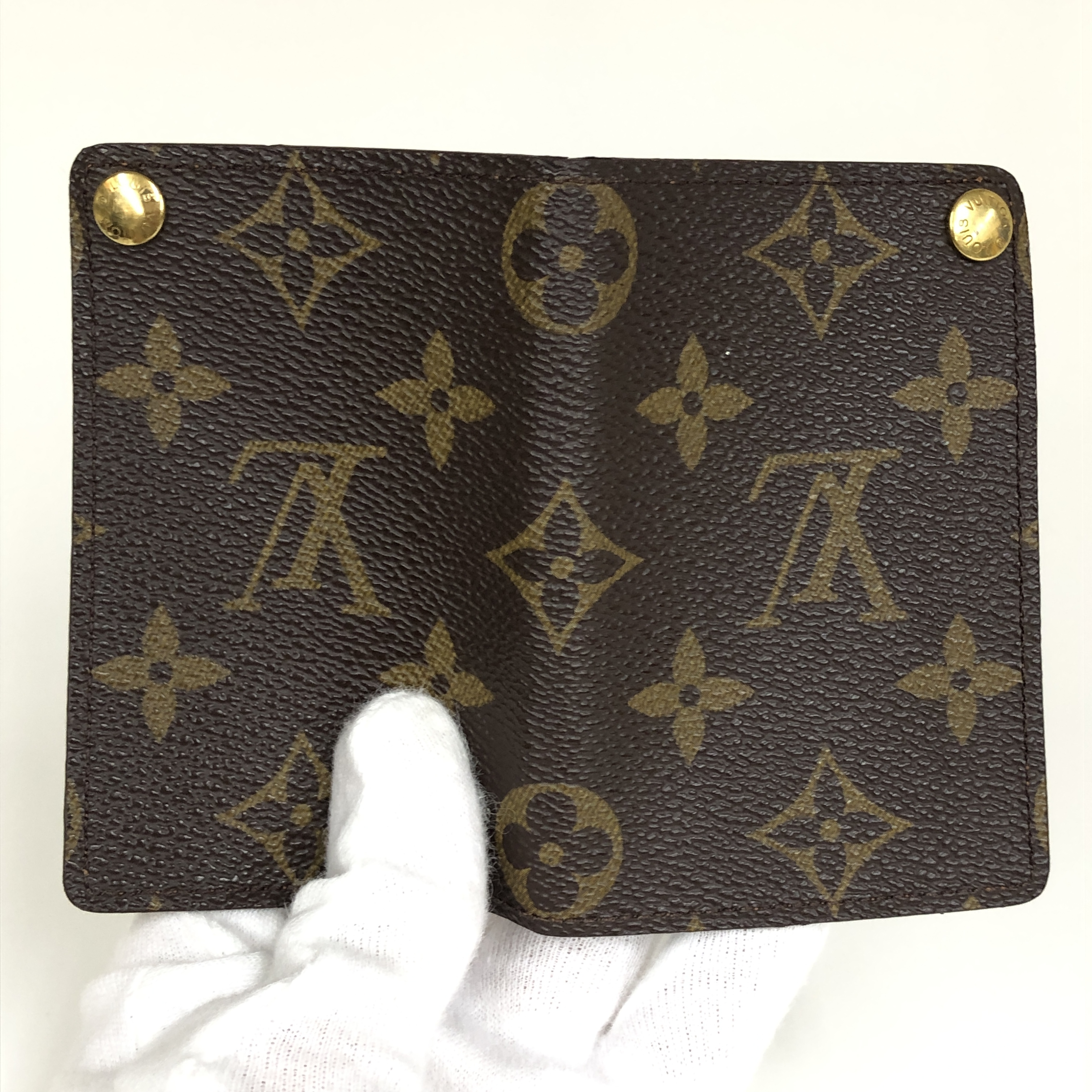 Monogram Portecarte Credit Pression M60937 Card Case CT1917 Business Card Holder Pass Case Card Holder Made in France Wallet — view 8