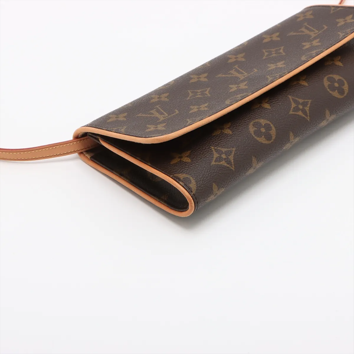 Monogram Pochette Twin GM M51852 FL0031 Brown — view 4