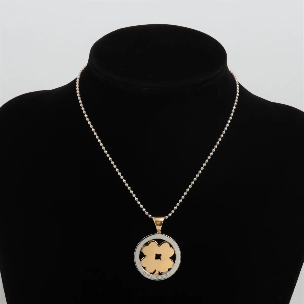 Clover Necklace, 925 x 750 mm, 18.4g, Silver x Gold. Shows — view 5