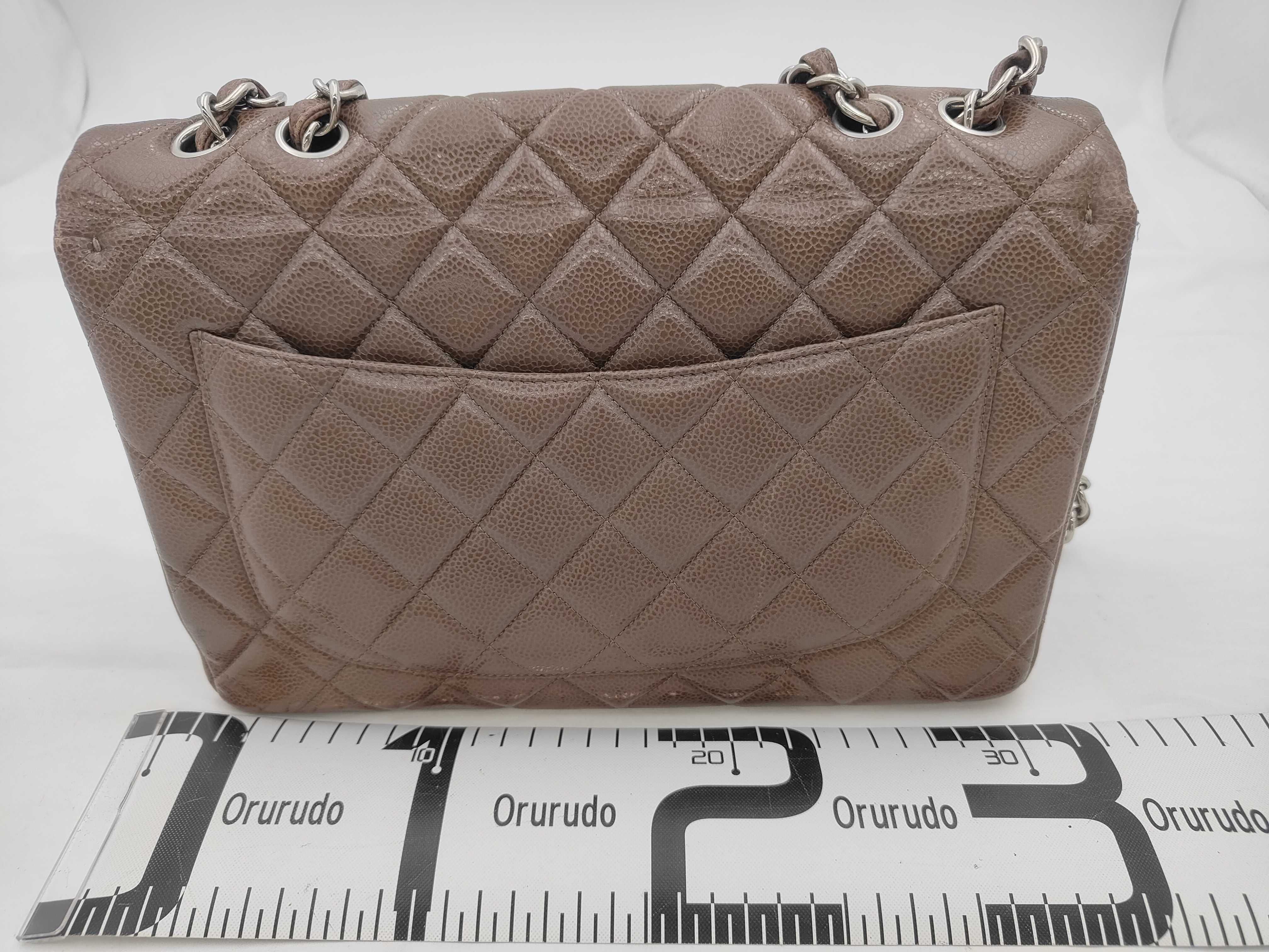 BAG JUMBO 30CM CAVIAR MATELASSE W FLAP NO.14 W — view 2