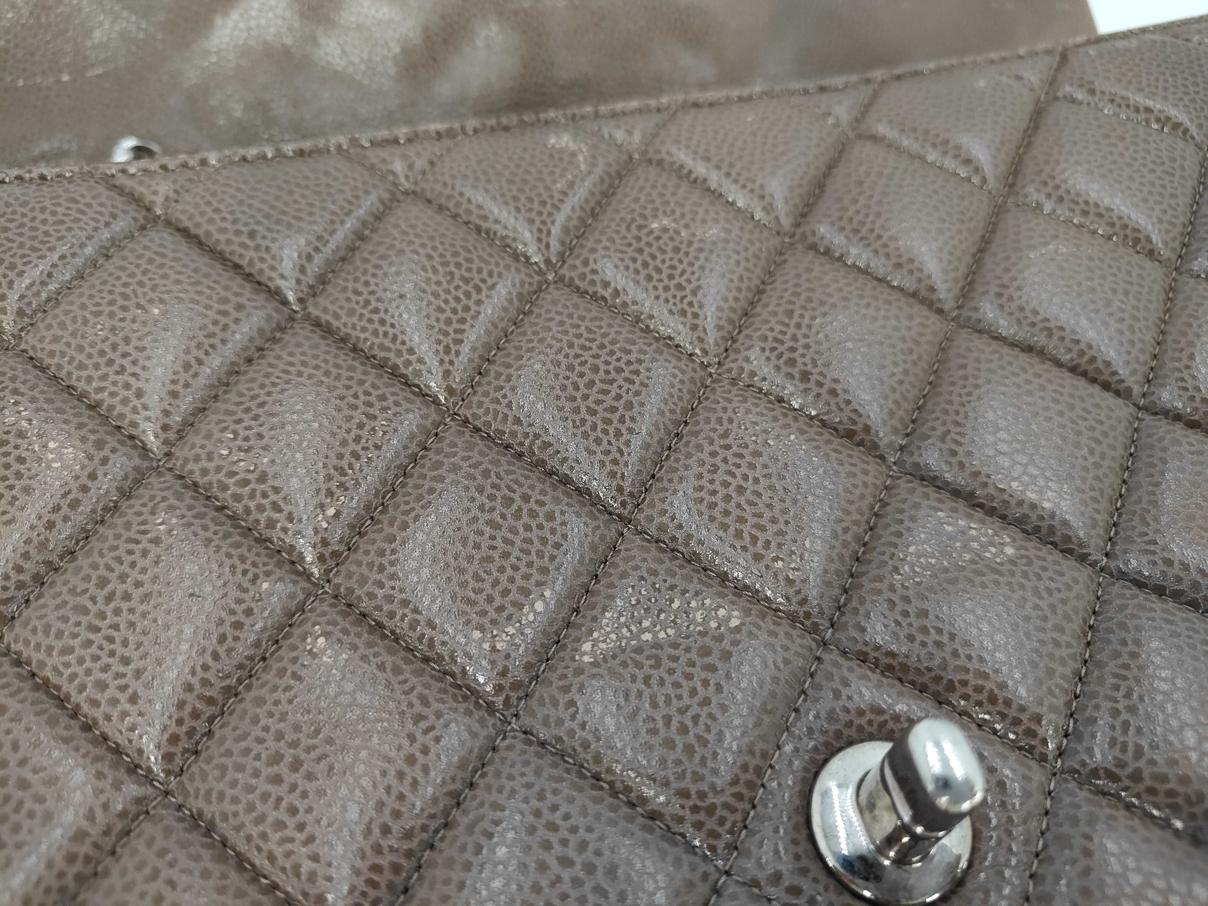 BAG JUMBO 30CM CAVIAR MATELASSE W FLAP NO.14 W — view 11