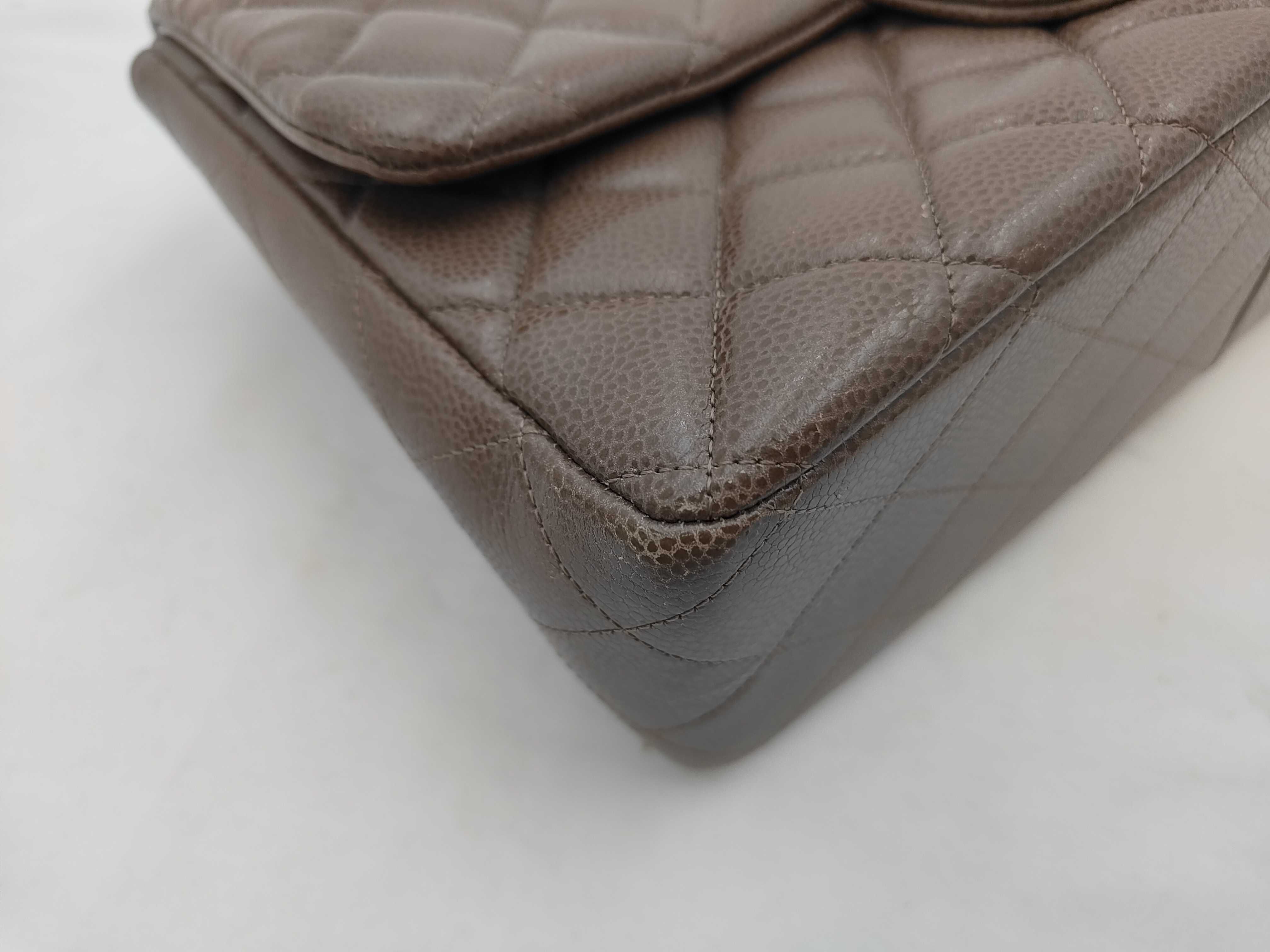 BAG JUMBO 30CM CAVIAR MATELASSE W FLAP NO.14 W — view 6