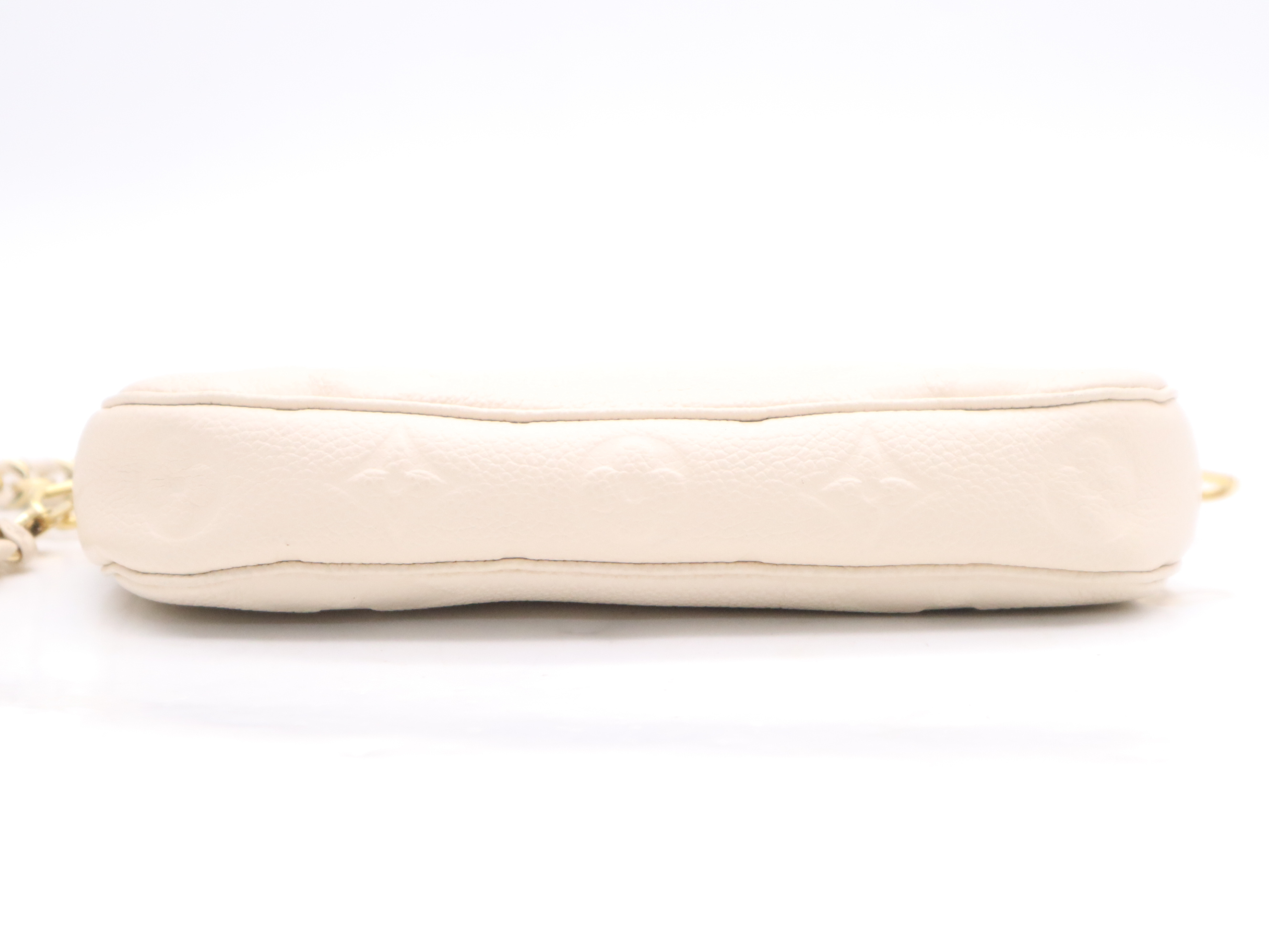 M46568 Monogram Empreinte Multi Pochette Accessoires Cream Shoulder Bag with 2 Shoulder Straps (RFID verified) — view 14