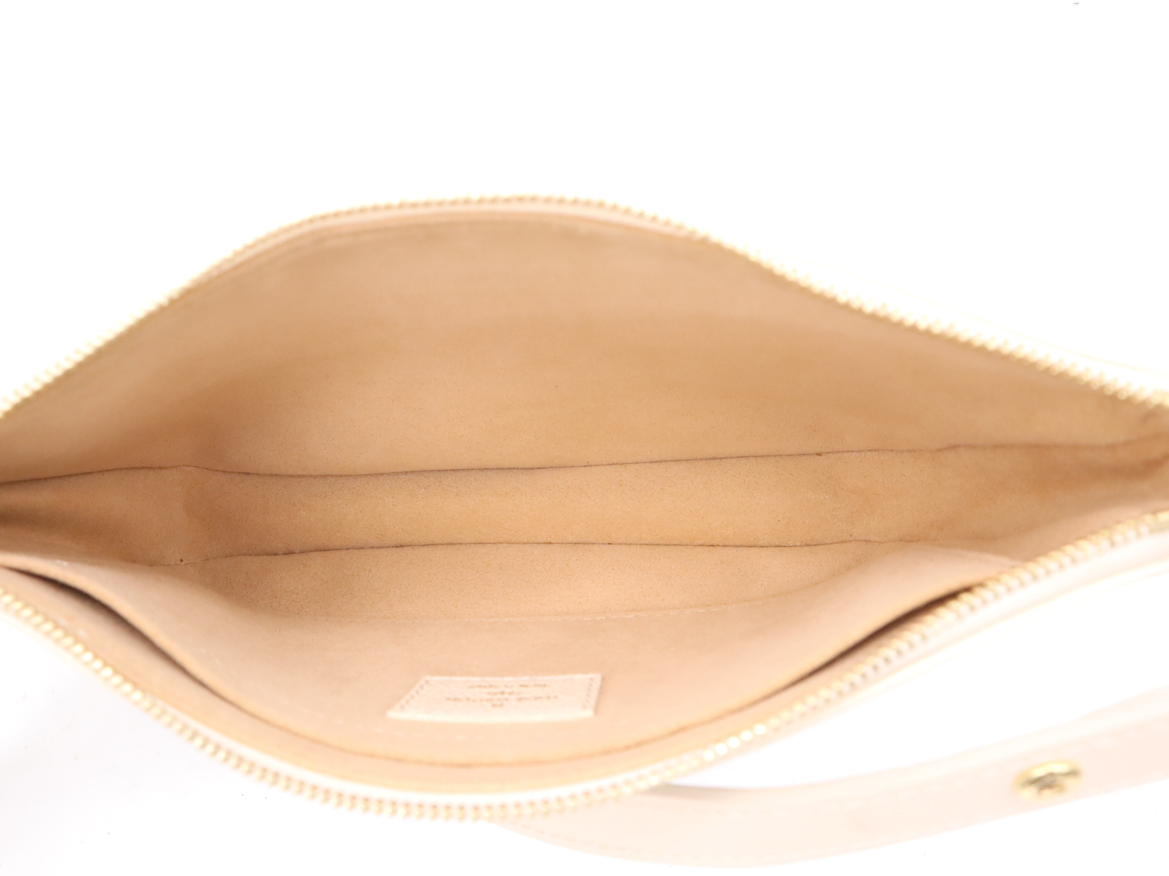 M46568 Monogram Empreinte Multi Pochette Accessoires Cream Shoulder Bag with 2 Shoulder Straps (RFID verified) — view 9