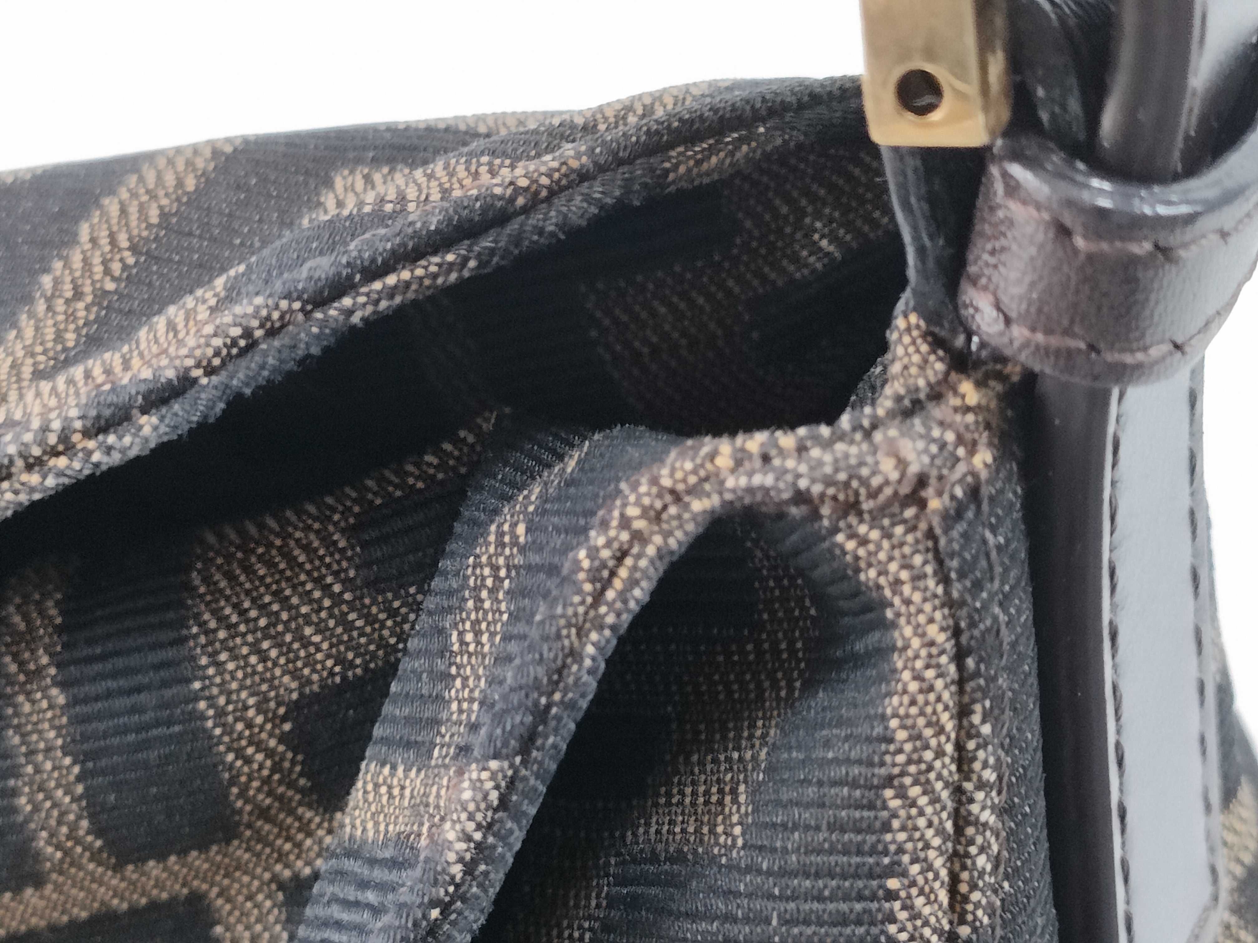 Zucca pattern Fendi Zucca pattern Mamma Bucket handbag — view 15