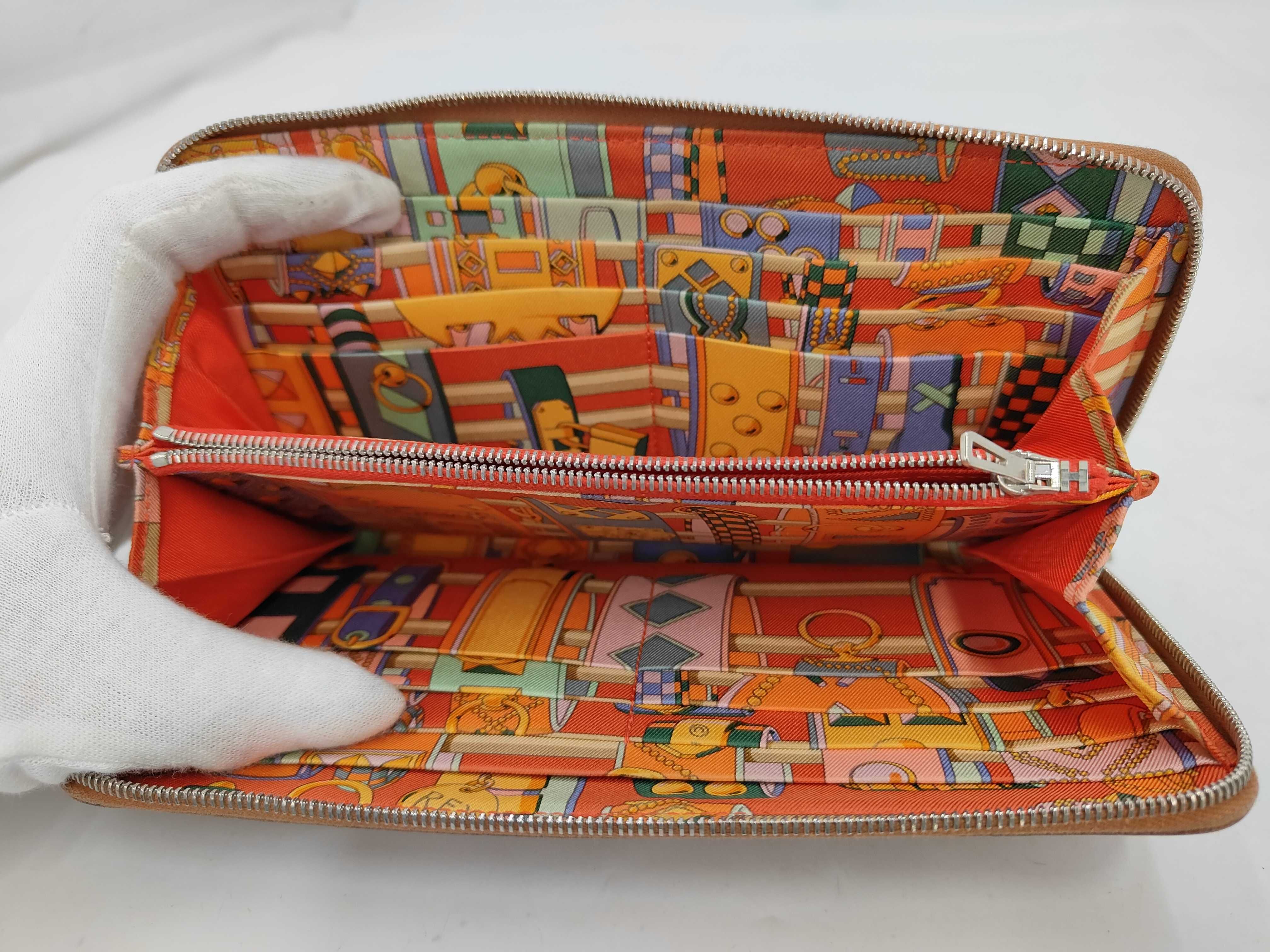 Azap Hermes Long Wallet Azap Silk In Wallet — view 7