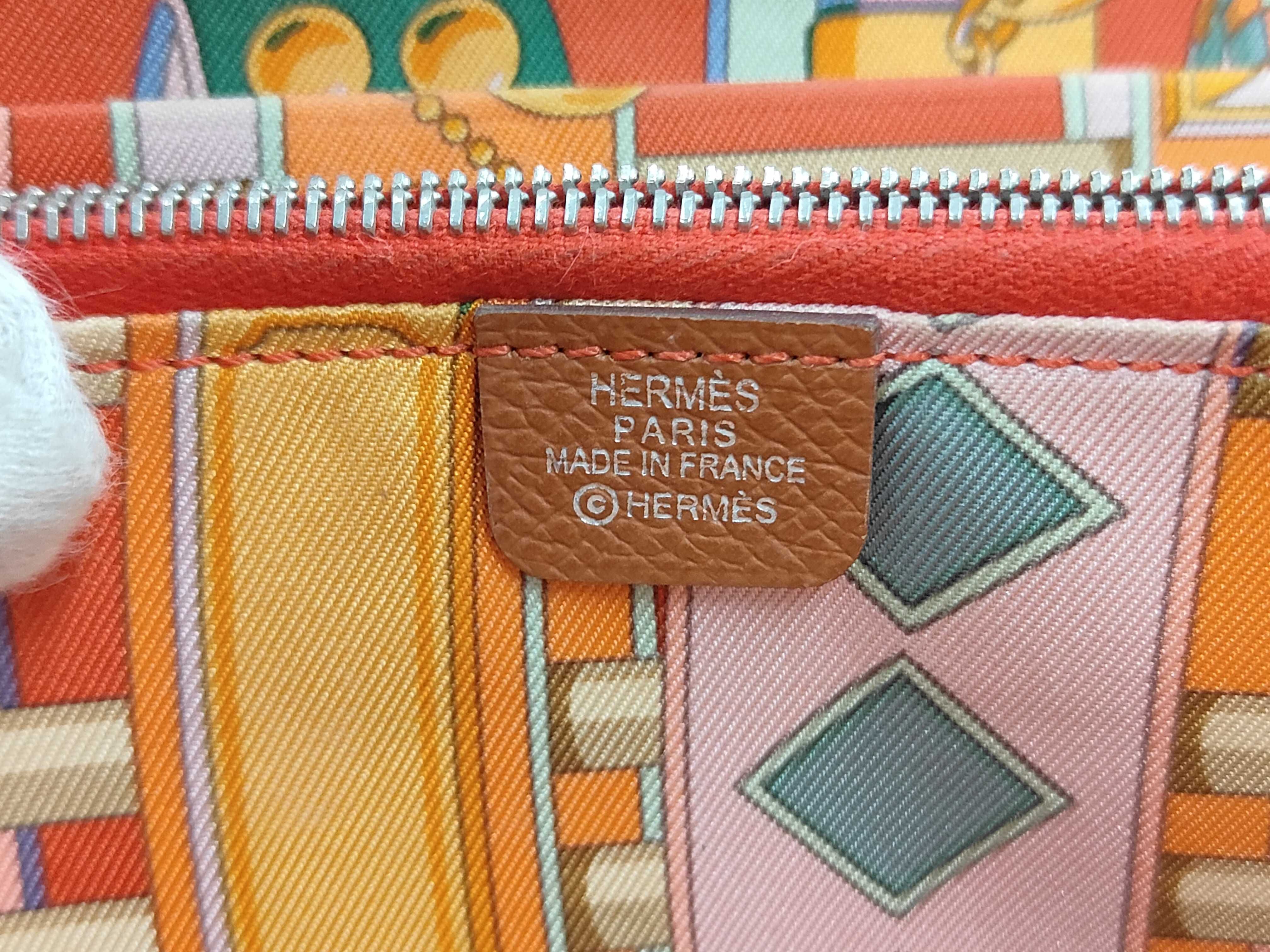 Azap Hermes Long Wallet Azap Silk In Wallet — view 10