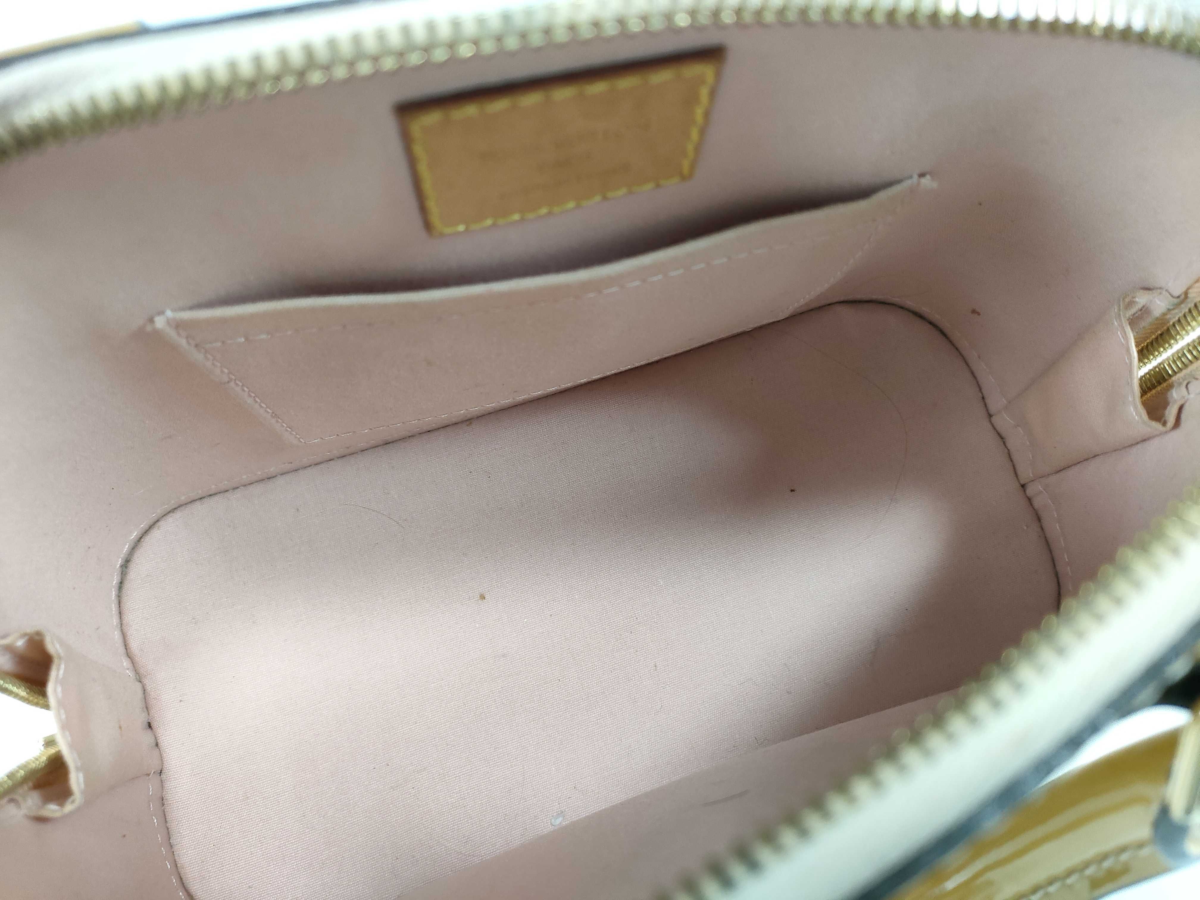 Vernis Alma BB Vernis Rayures Stripe Handbag M90970/SN4195 — view 11