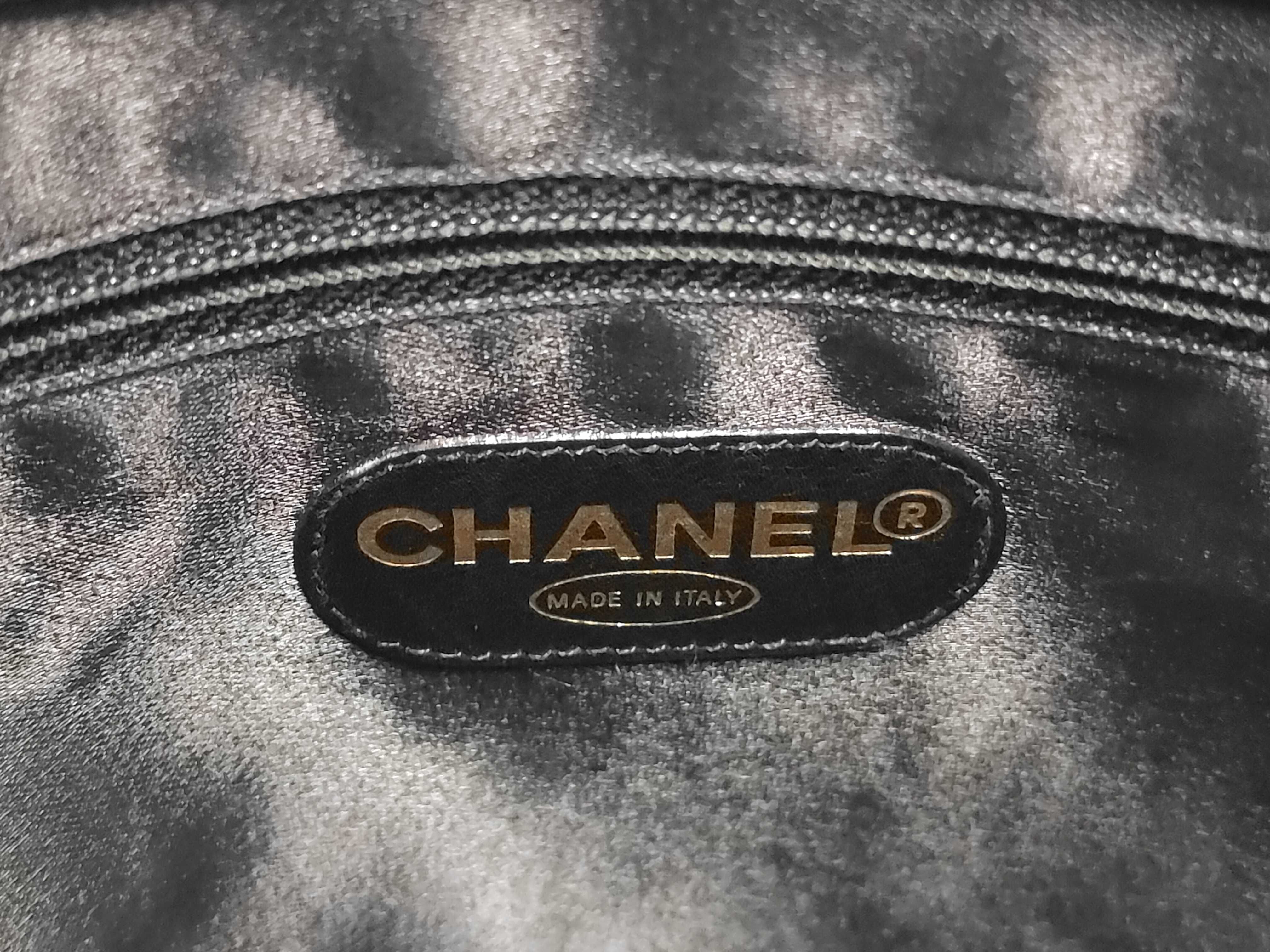 bag, Chanel caviar leather, Coco Mark, chain tote bag, shoulder bag — view 10