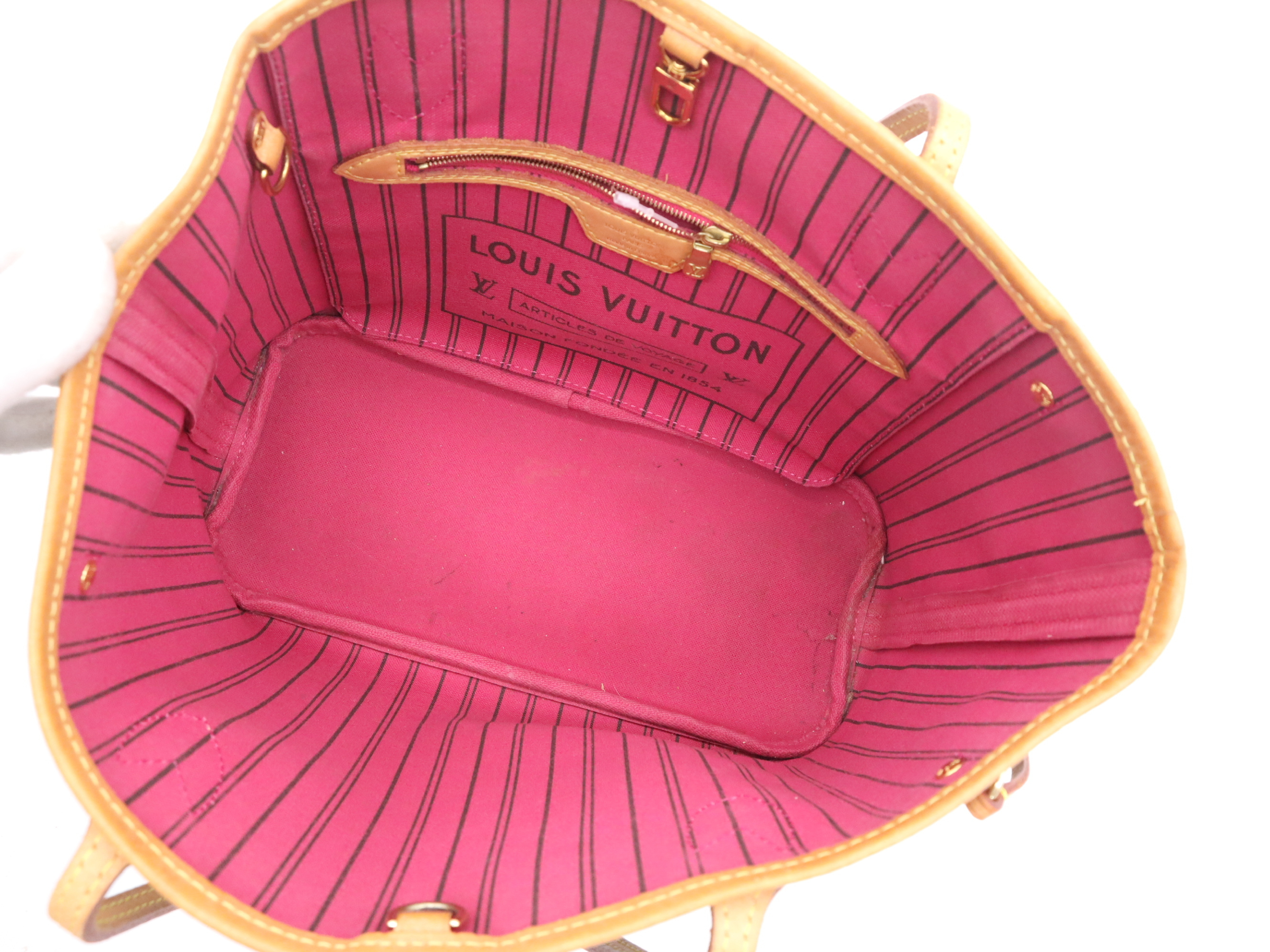 M41245 Monogram Neverfull PM Pivoine Handbag — view 13