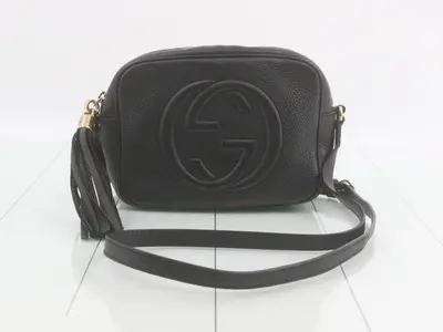 308364 Soho Interlocking G Tassel Shoulder Bag