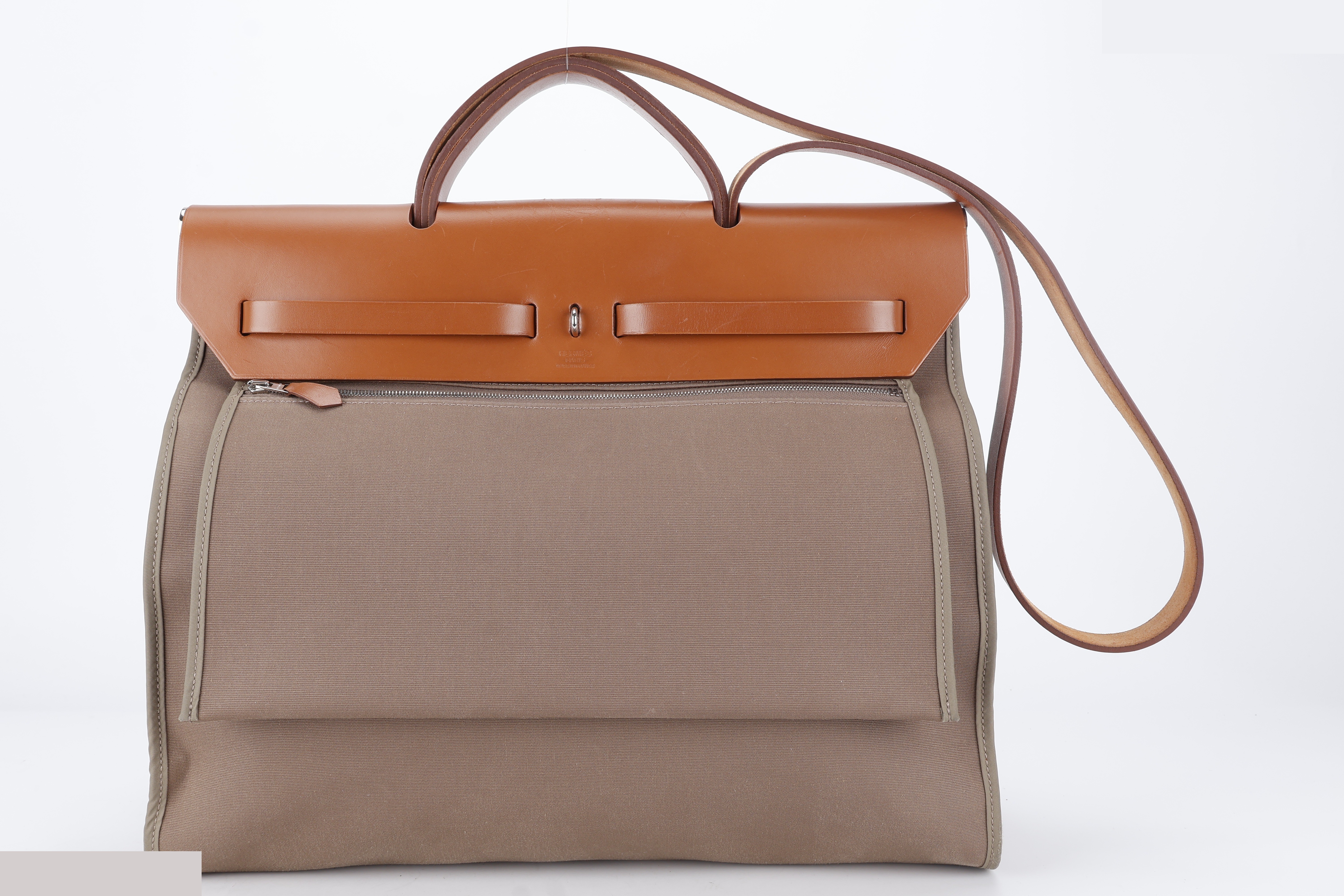 HERBAG 39 BROWN CANVAS SHW — view 2