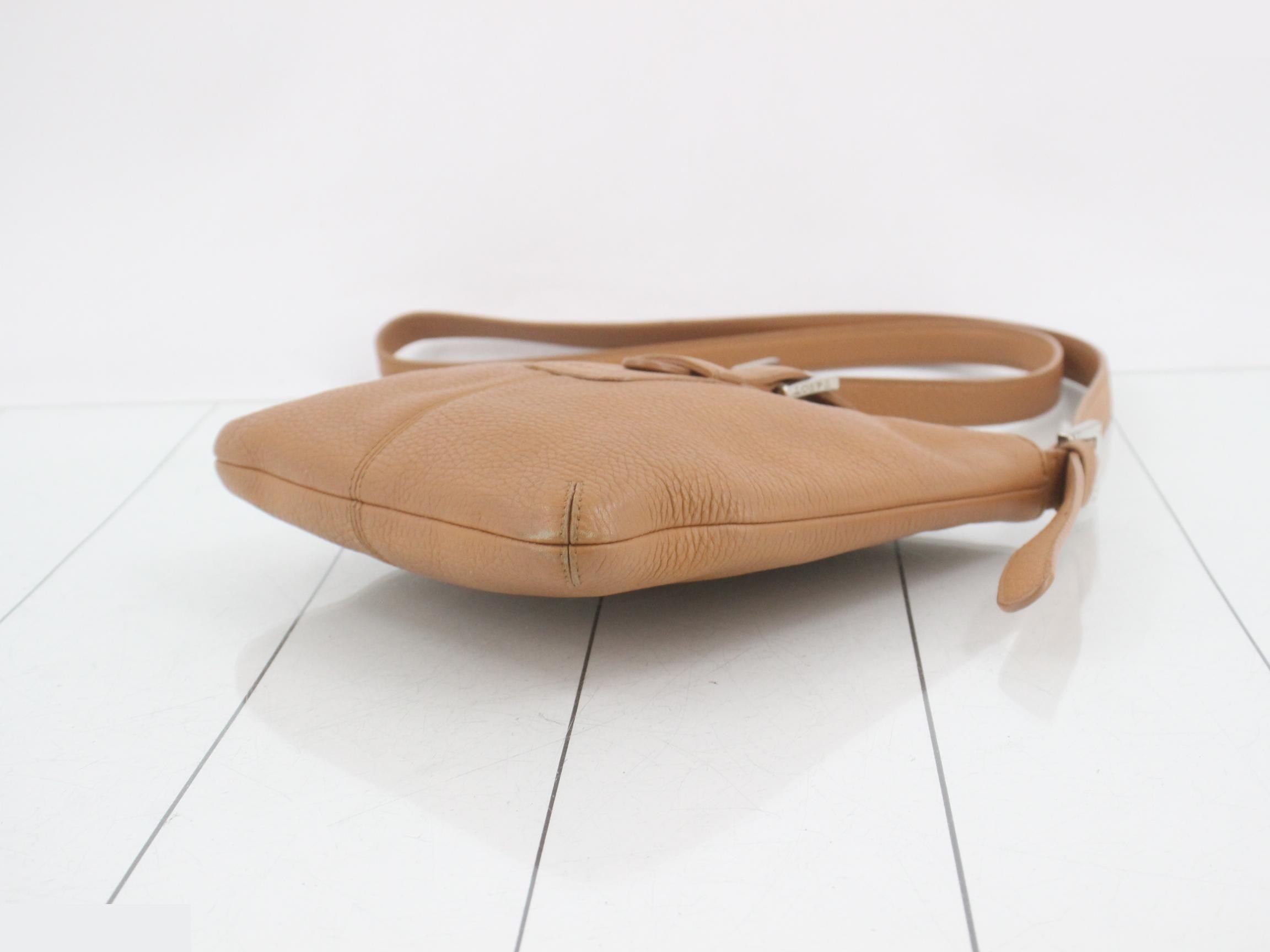 Leather shoulder bag, brown — view 6