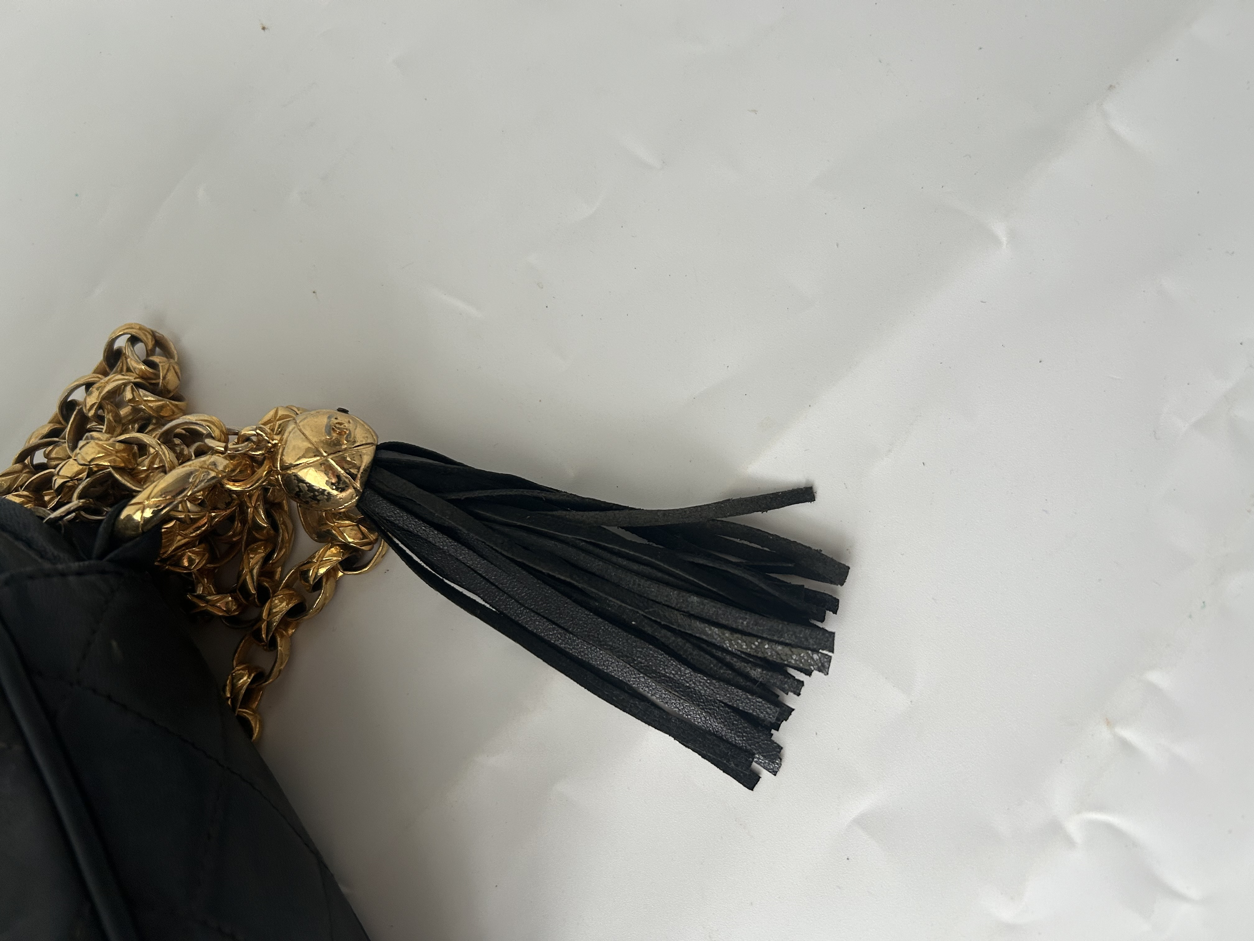 Fringe Matelassé Jewel Bag — view 11