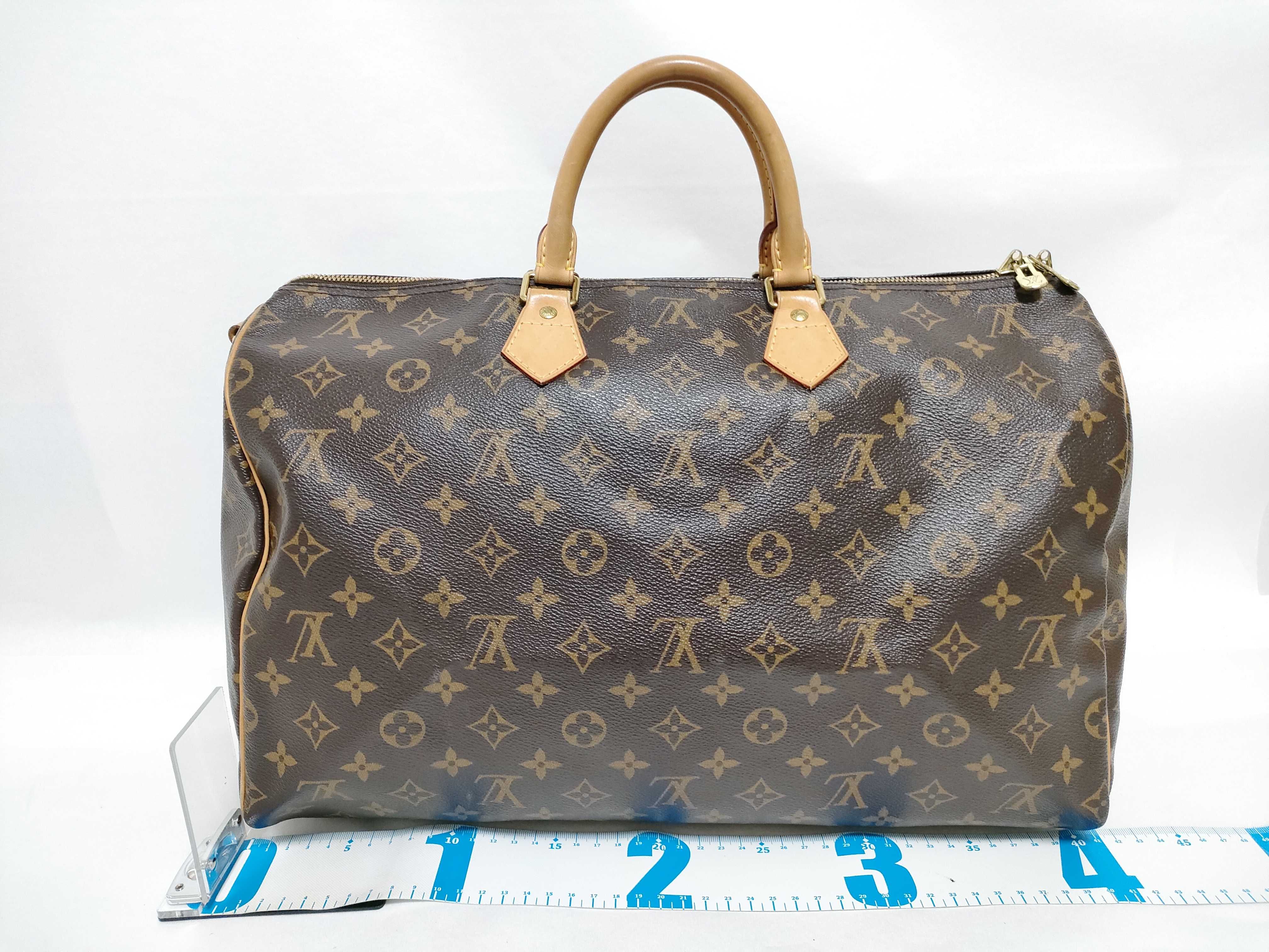 Monogram ID- Monogram Speedy Bandrier 40 M40393 Brown Handbag — view 2