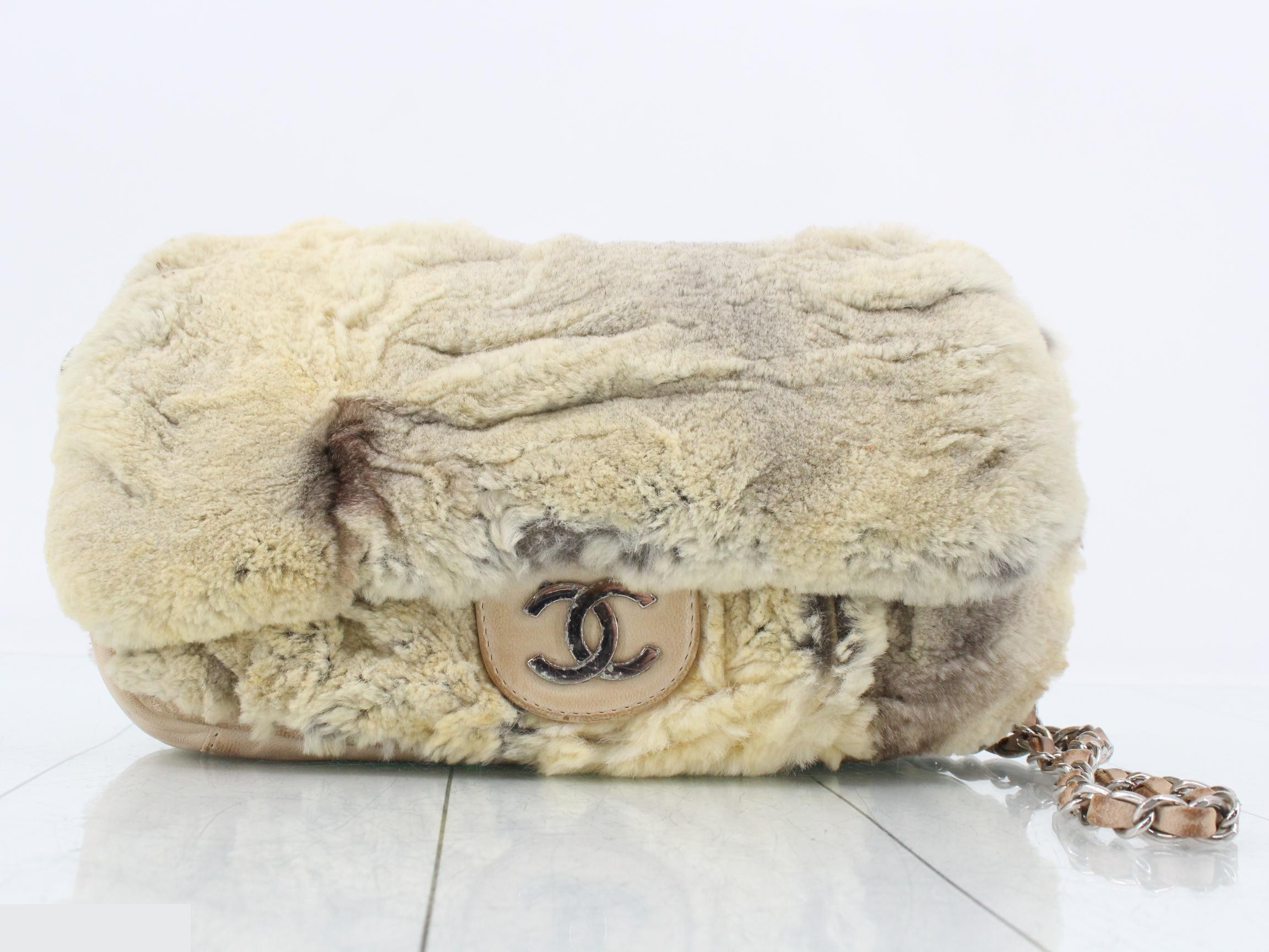Coco Mark Fur Shoulder Bag