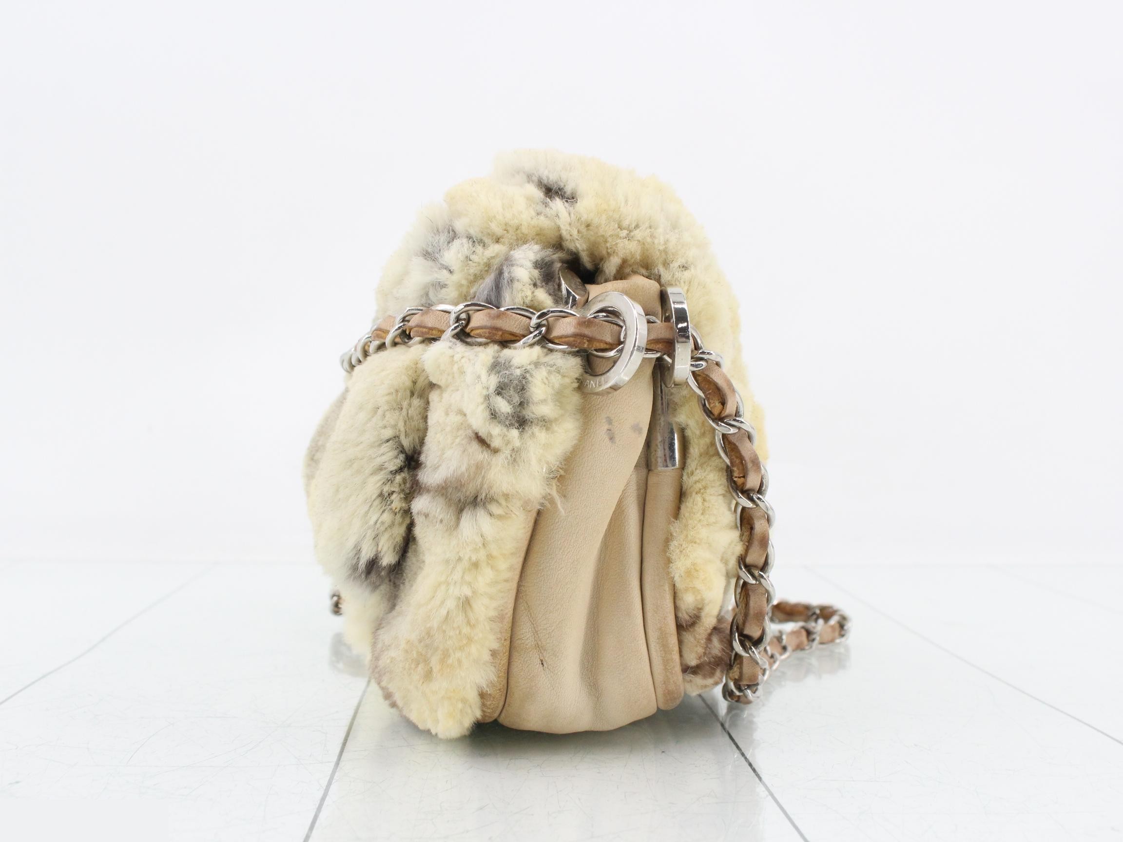 Coco Mark Fur Shoulder Bag — view 3