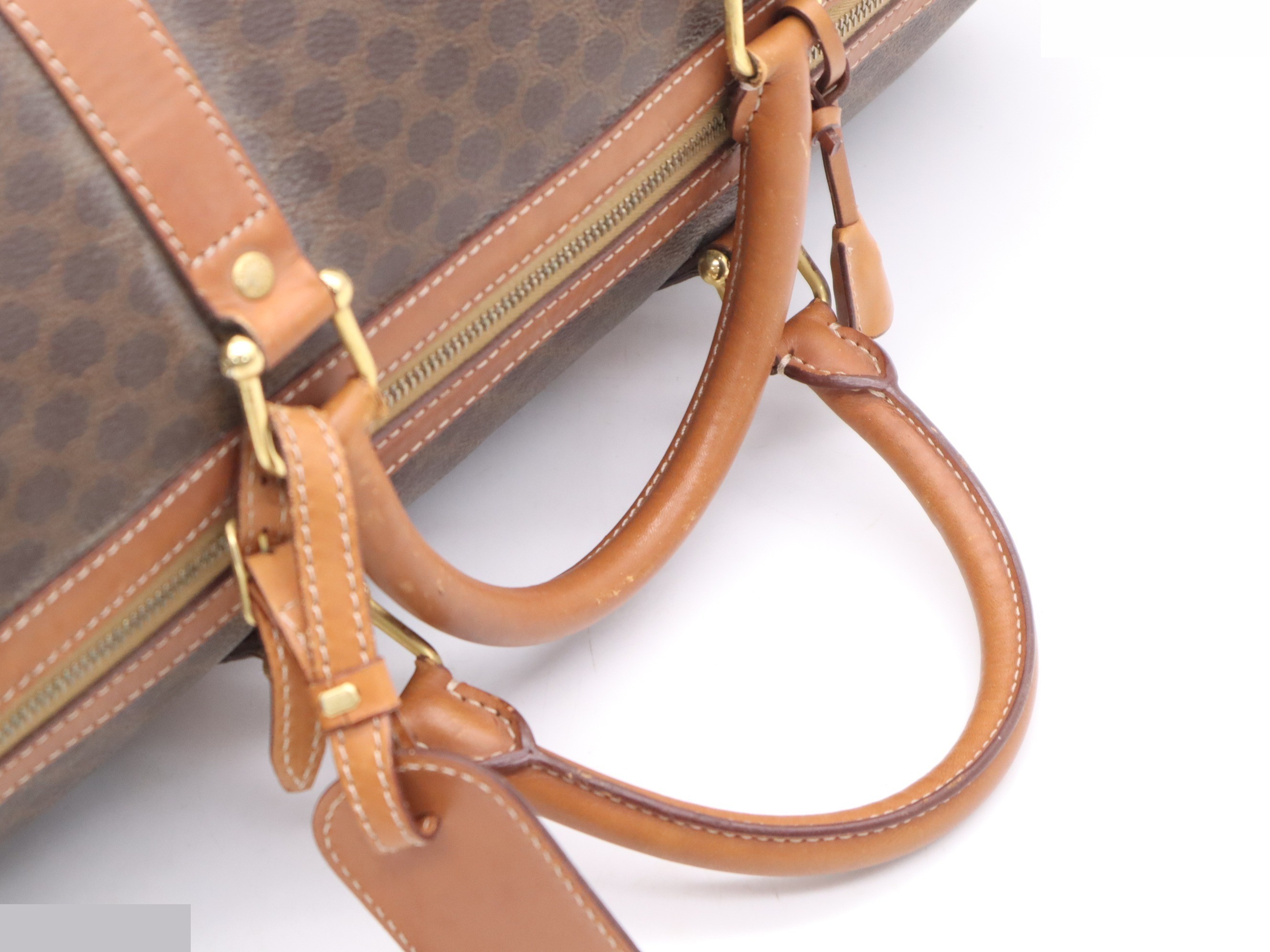 Leather Macadam Boston Bag with Key, Clochette, and Name Tag — view 6