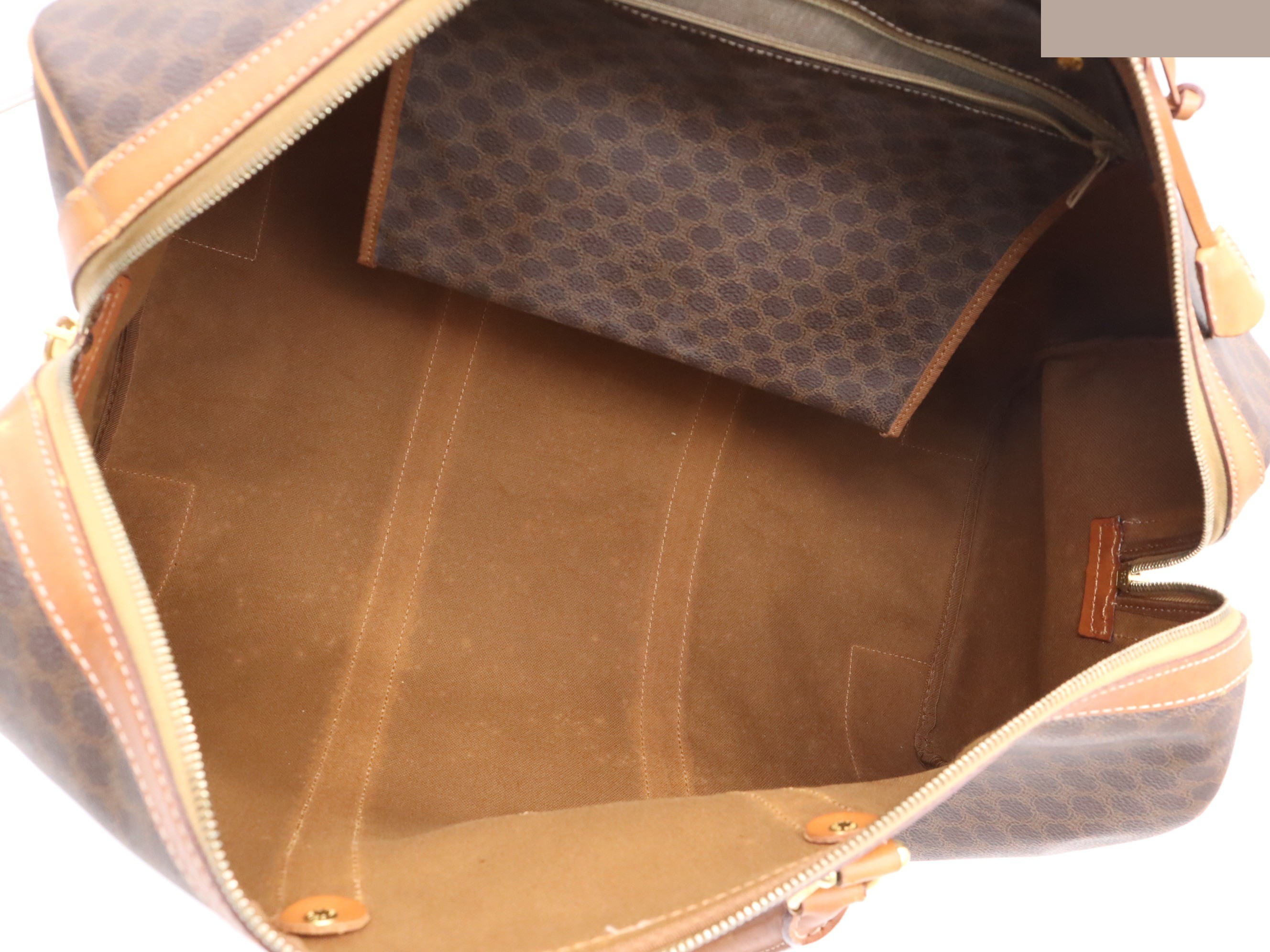 Leather Macadam Boston Bag with Key, Clochette, and Name Tag — view 7