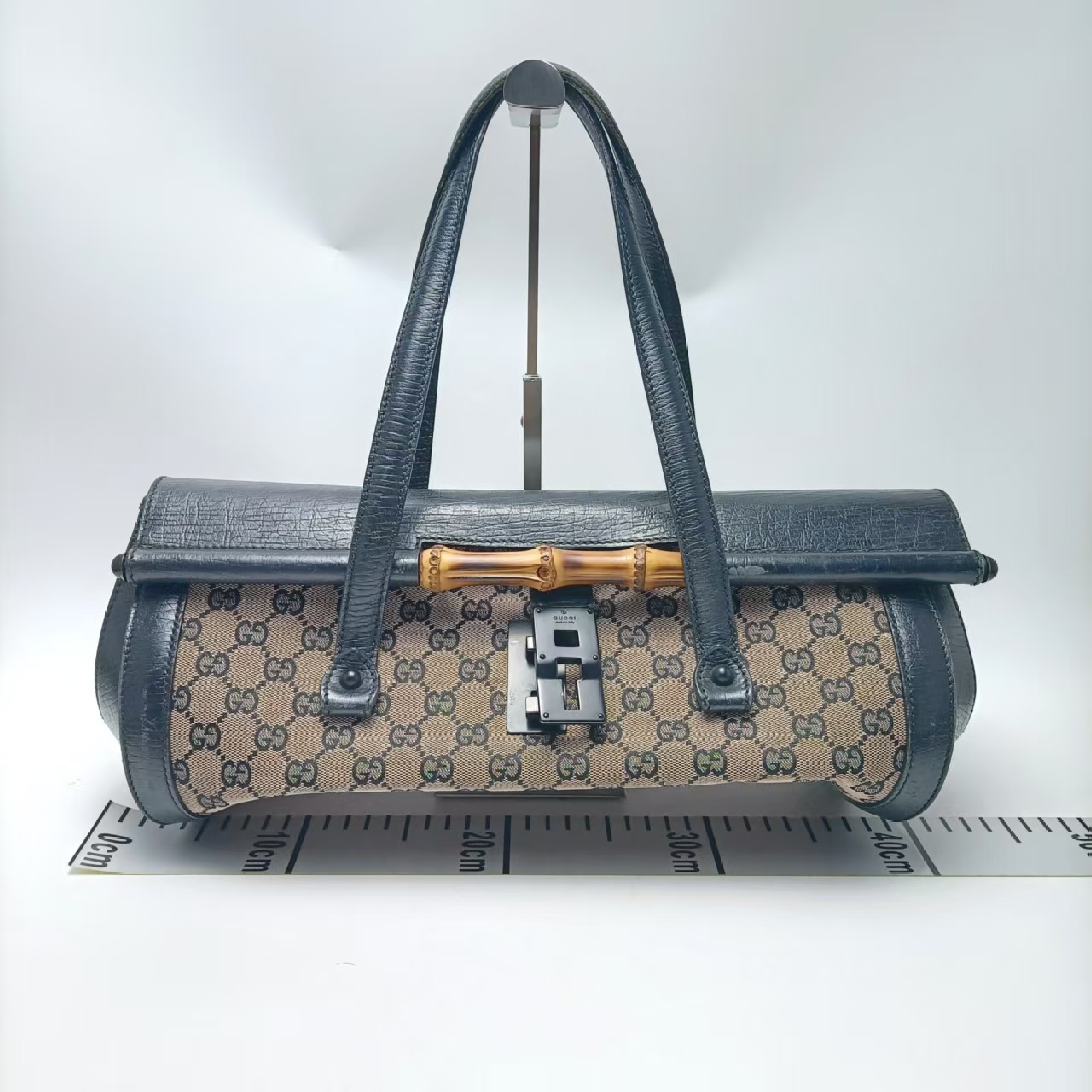 bamboo canvas shoulder bag 111715 shoulder bag