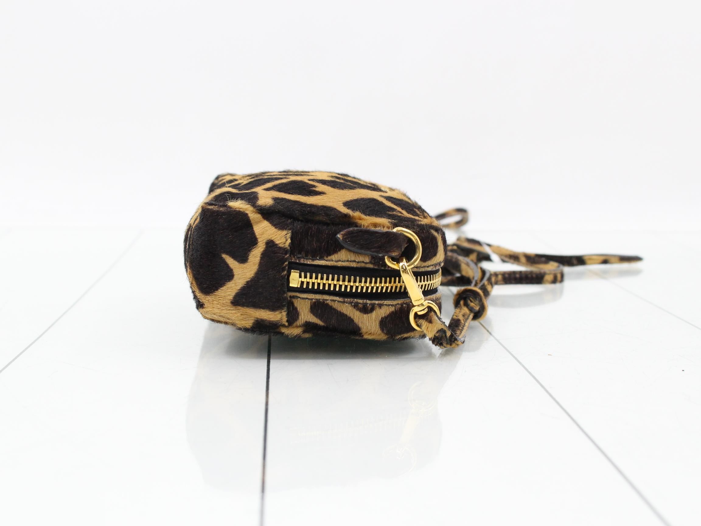 Other lines: Bags & Shoulder Bags, Leopard Print, Calf Hair, Mini Bag, Brown — view 3