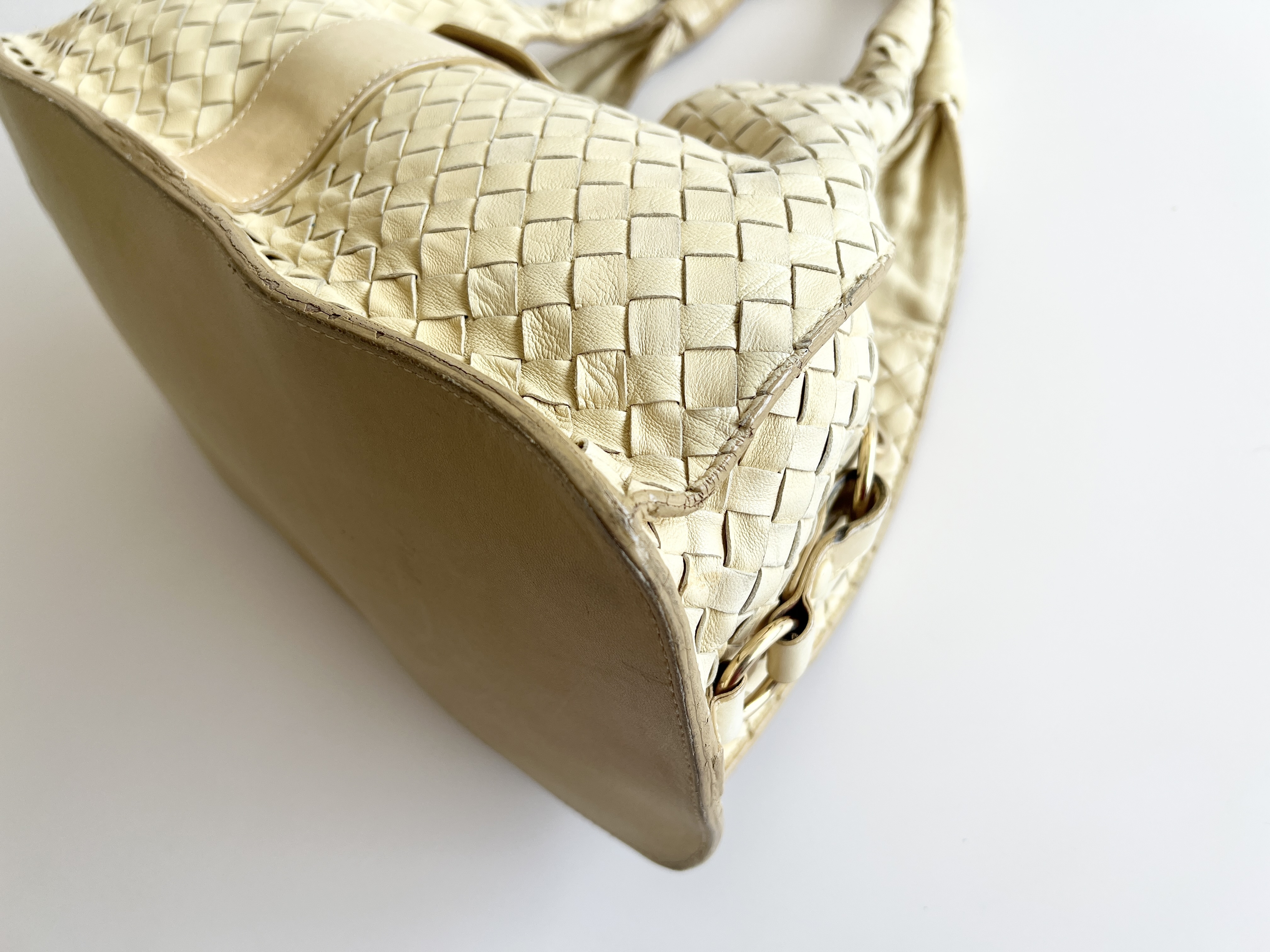 Campana Intrecciato Leather Tote Bag Handbag — view 13