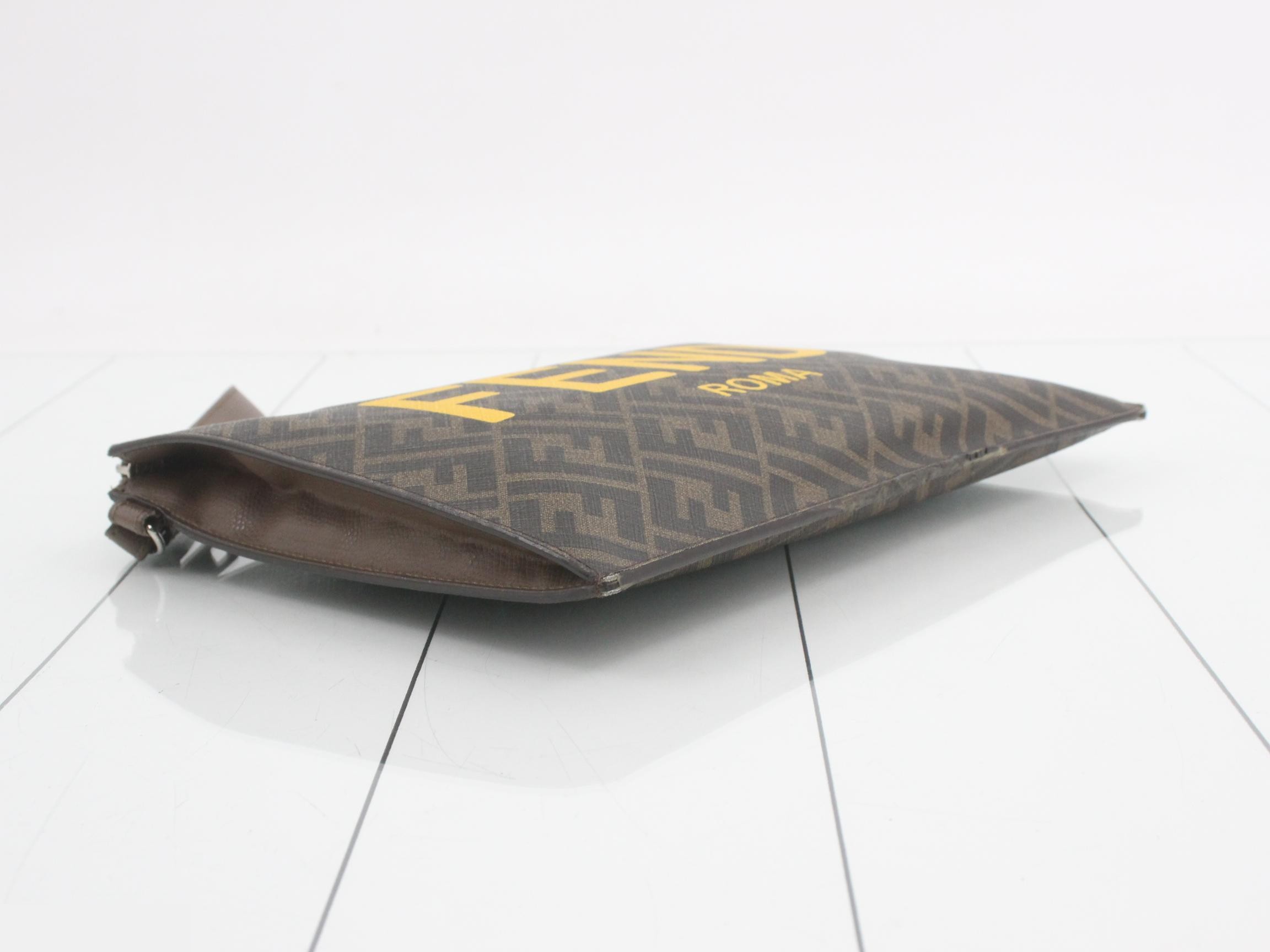 ZUCCA Second Bag, PVC, Brown x Yellow — view 5