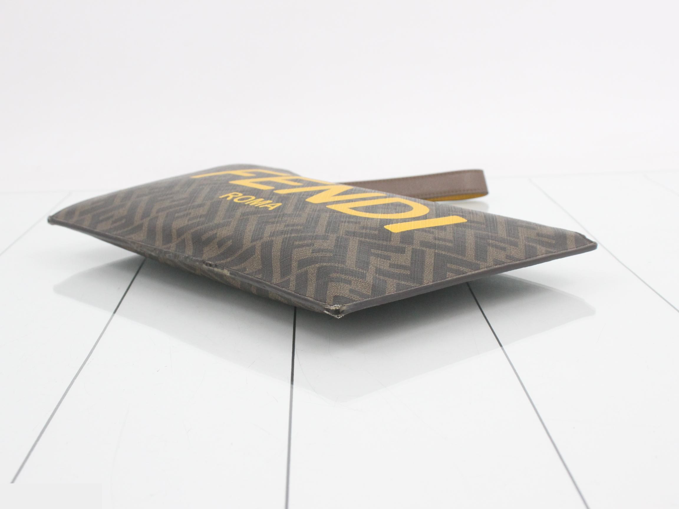 ZUCCA Second Bag, PVC, Brown x Yellow — view 6