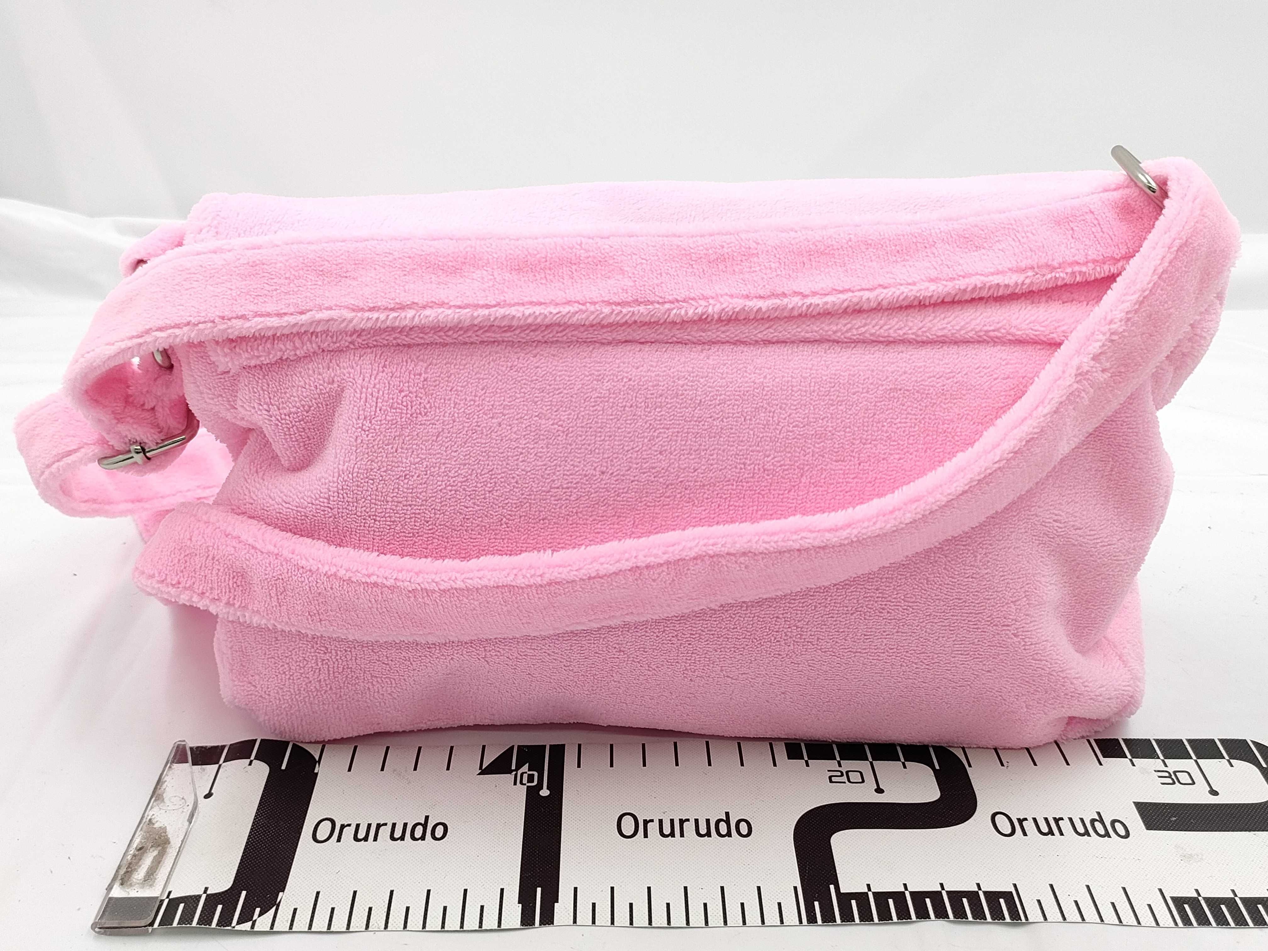 Coco Mark Pile Shoulder Bag, Pink, Silver Hardware, PRECISION Novelty Item — view 2