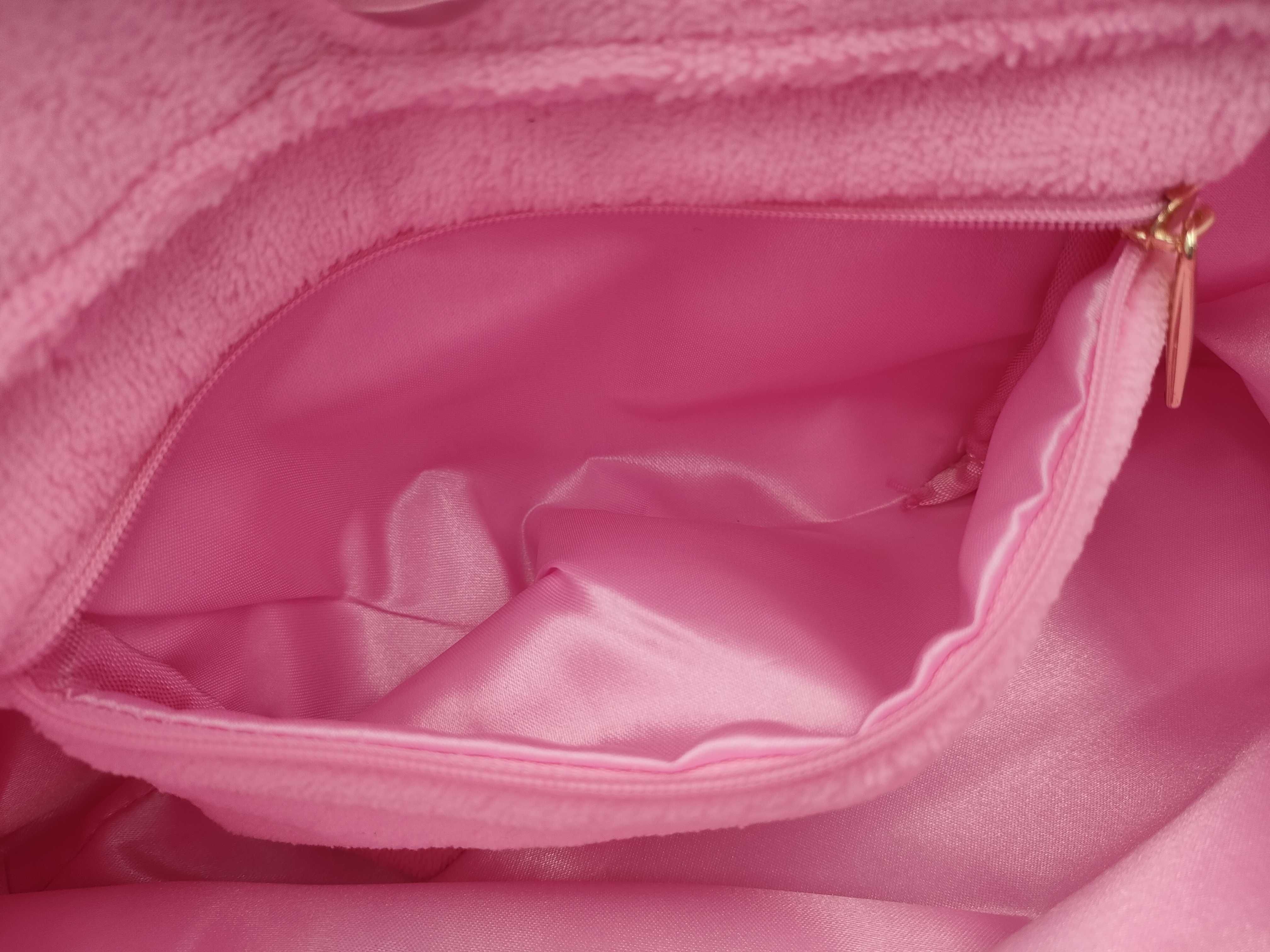 Coco Mark Pile Shoulder Bag, Pink, Silver Hardware, PRECISION Novelty Item — view 10