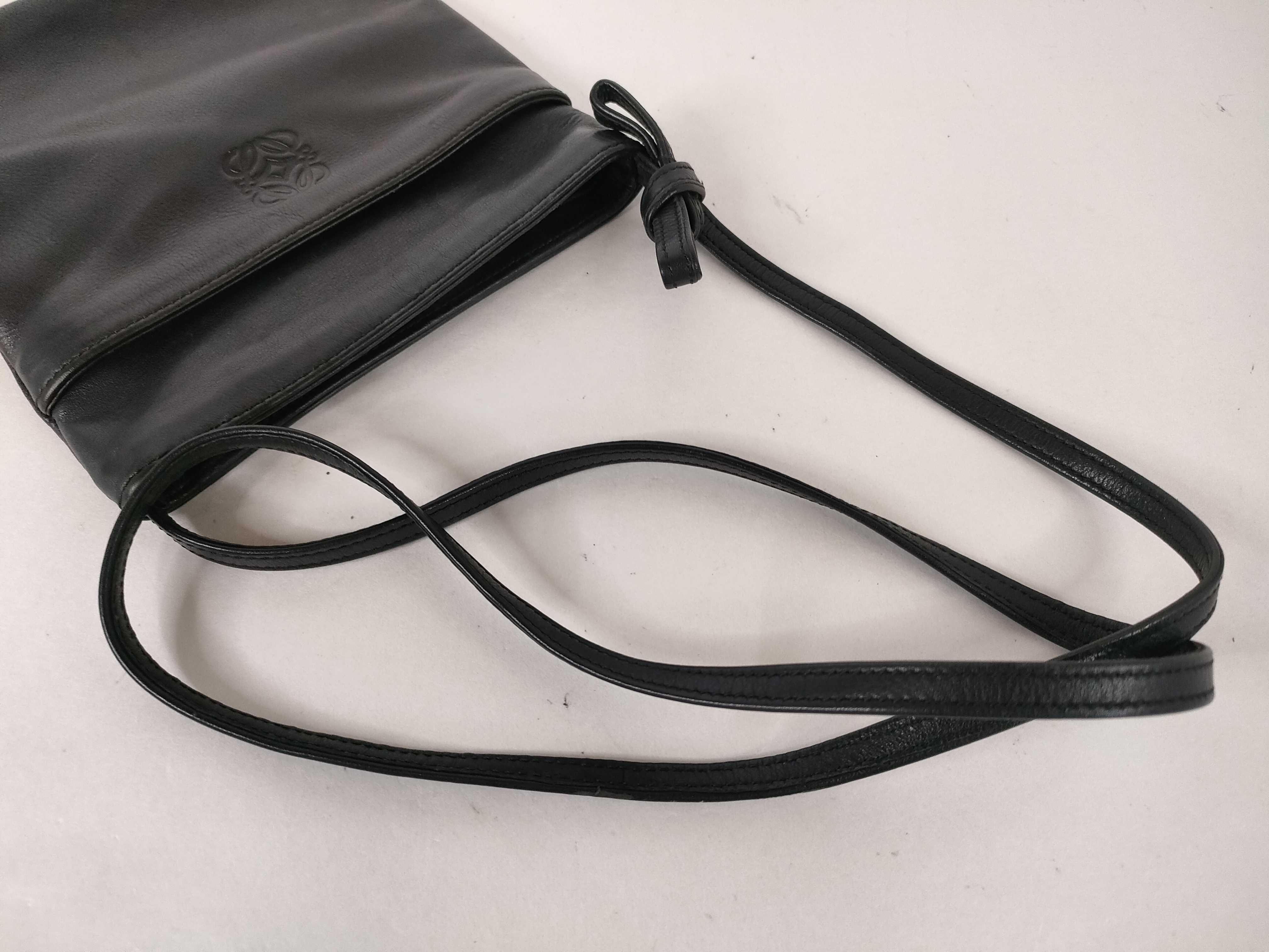 Anagram Sacoche Leather Shoulder Bag — view 3
