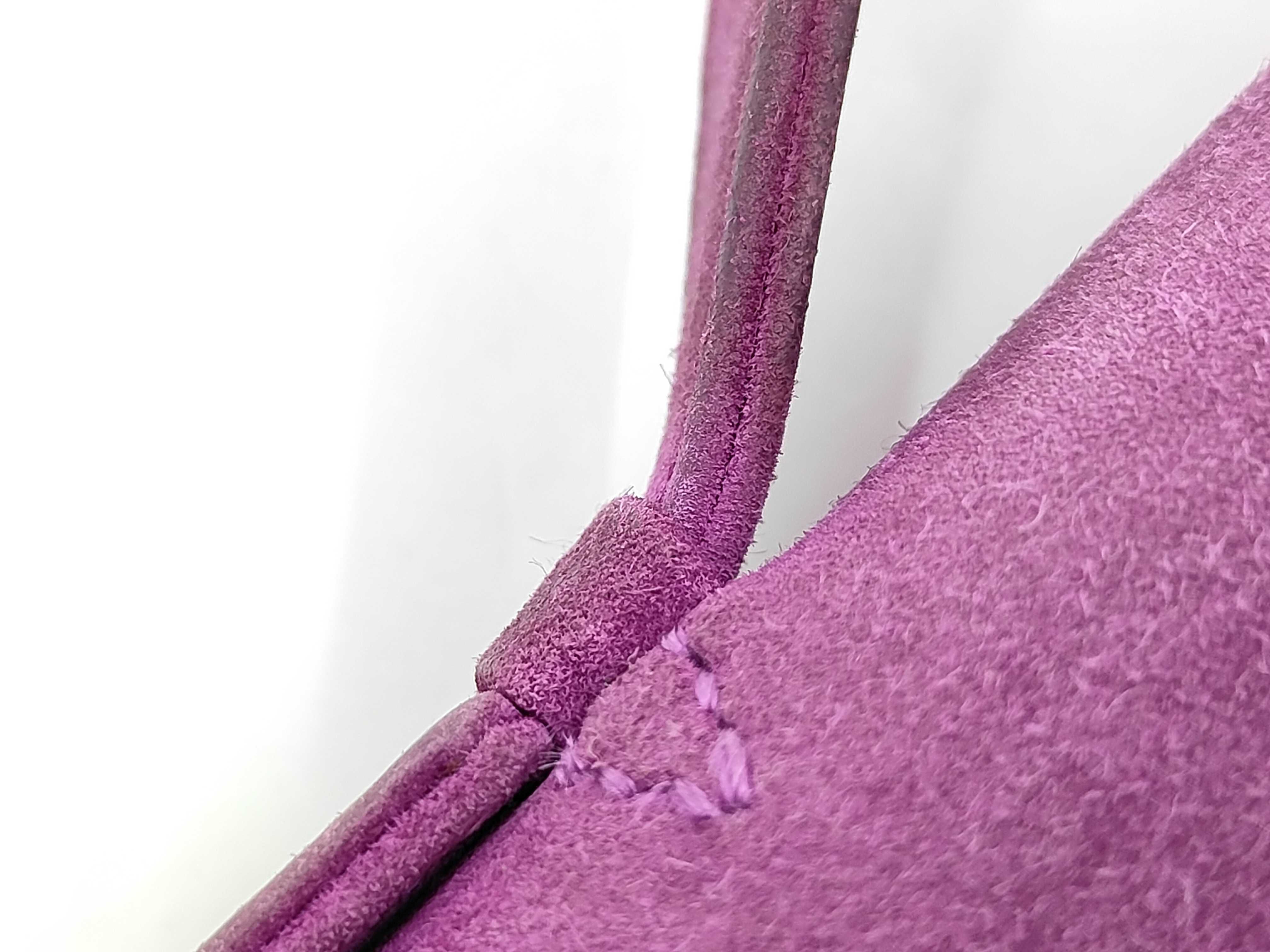 Pochette Kelly Doblis Purple Silver Hardware H Handbag — view 5