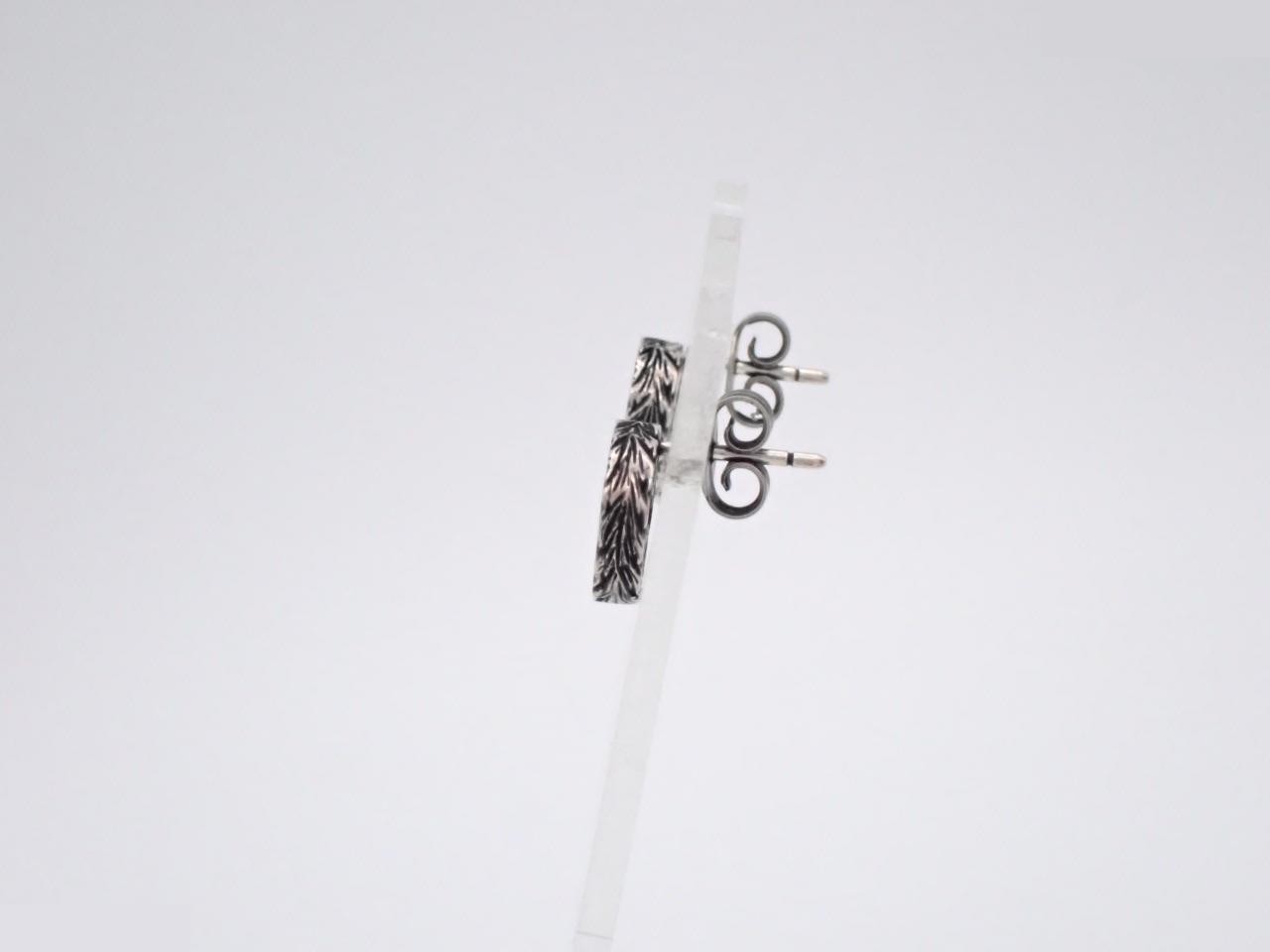 Interlocking G Silver Earrings — view 3