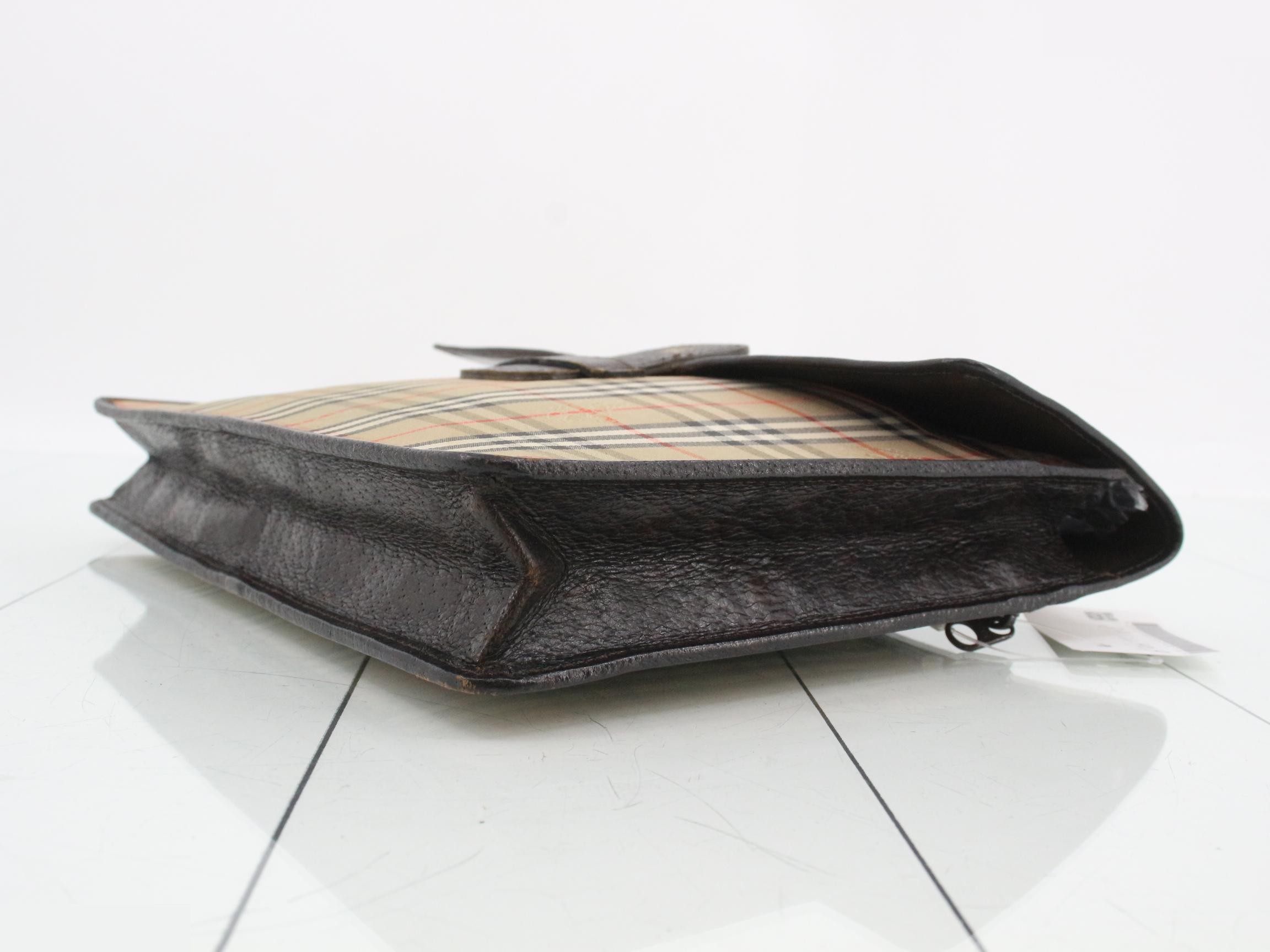 Second Bag Nova Check Clutch Bag — view 6