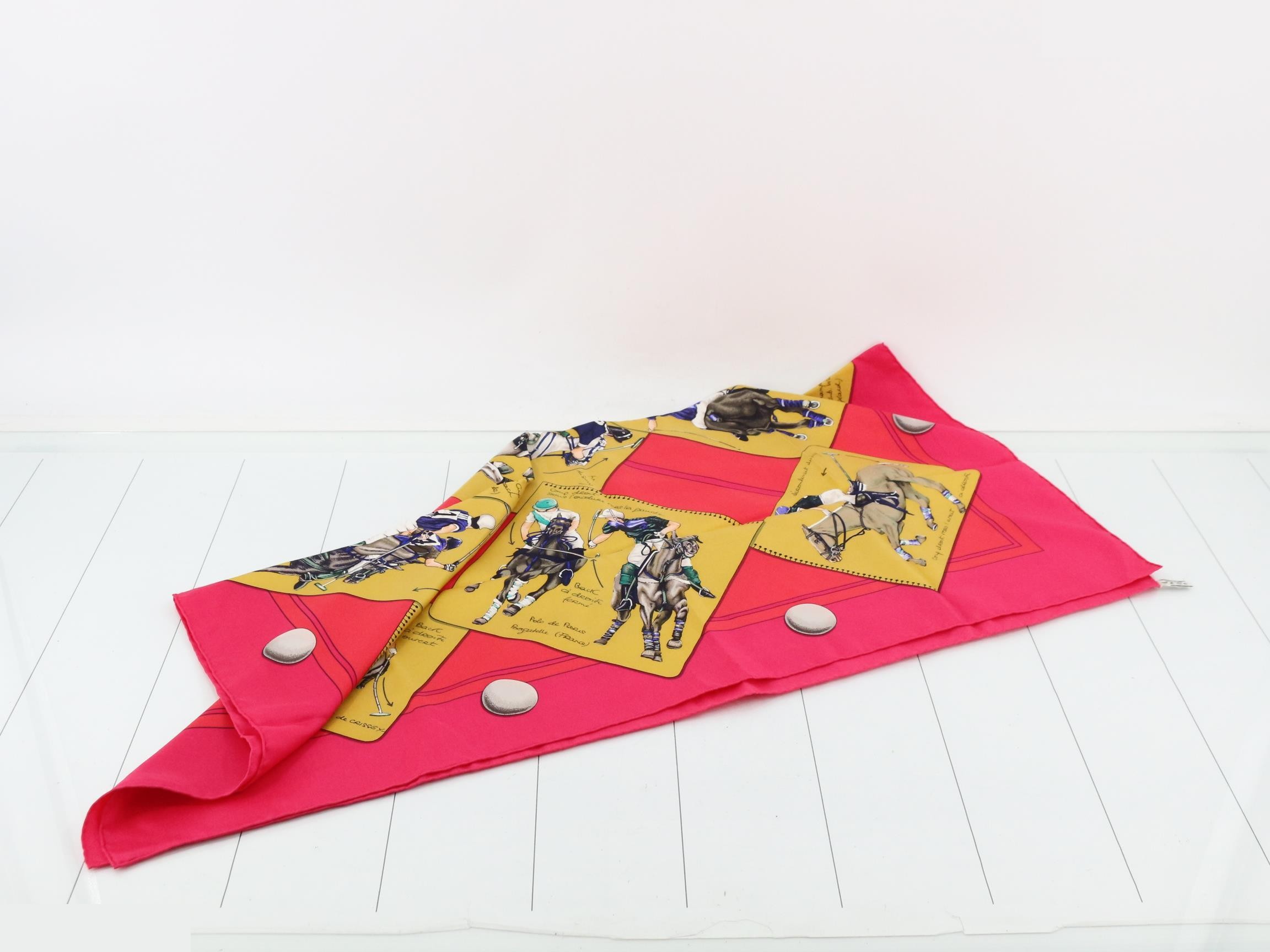 Kare90 Polo World Silk Scarf — view 3