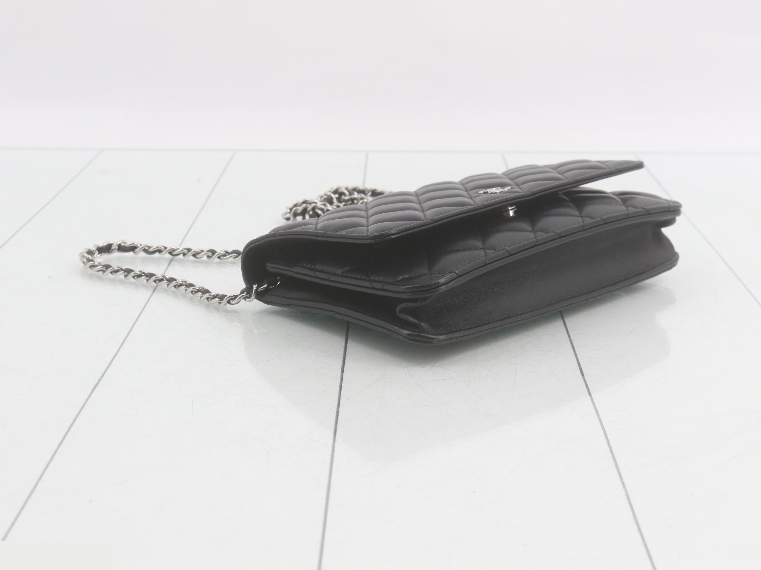 Matelassé Chain Shoulder Bag — view 5