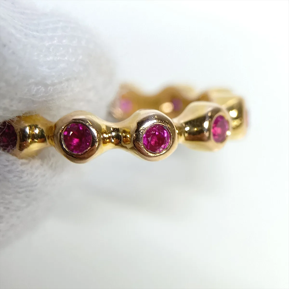 Ruby Ring, 750 (PG), 4.4g, 1D6441. — view 4
