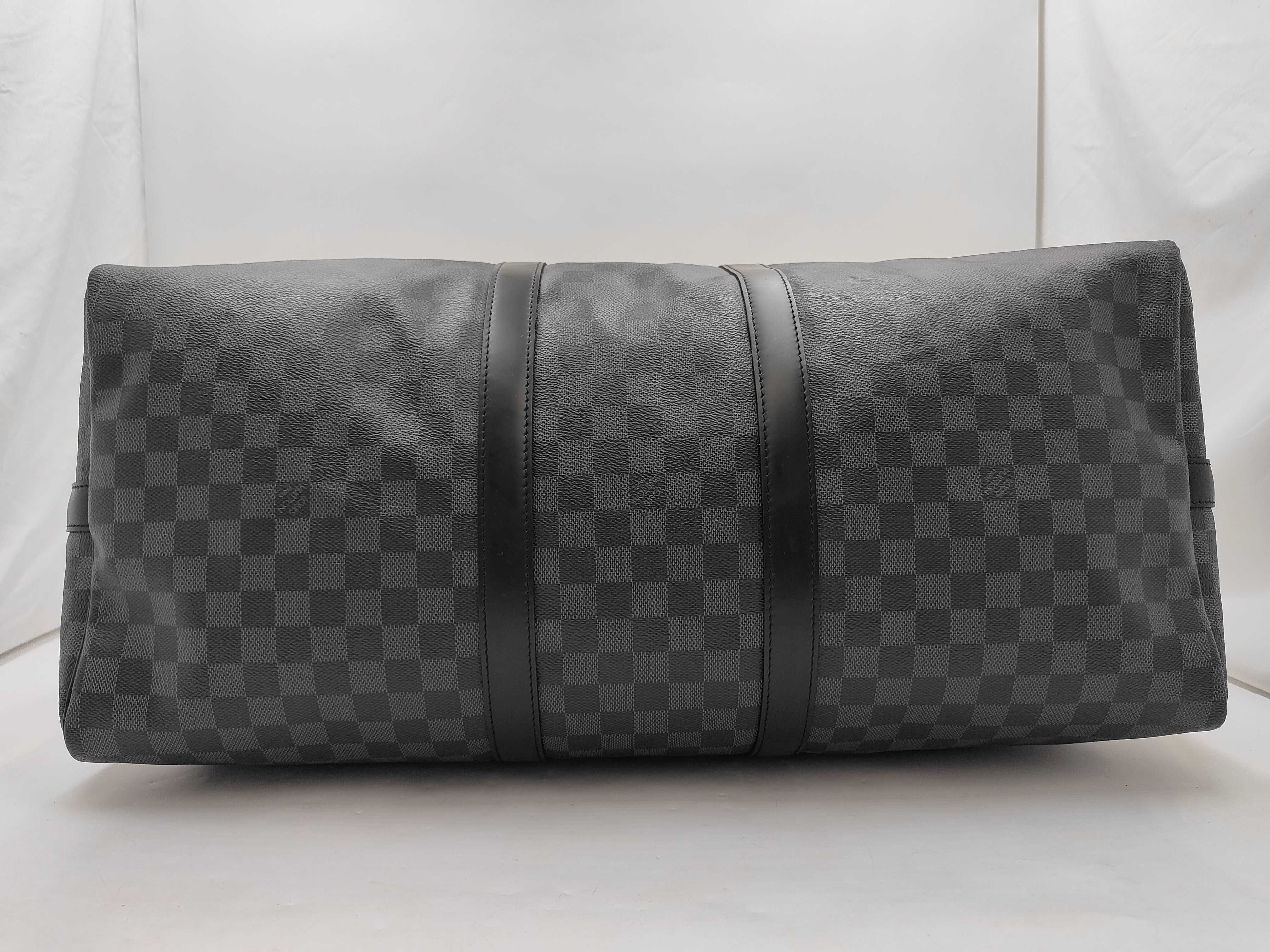 Keepall 55 Graphite Boston Bag — view 9
