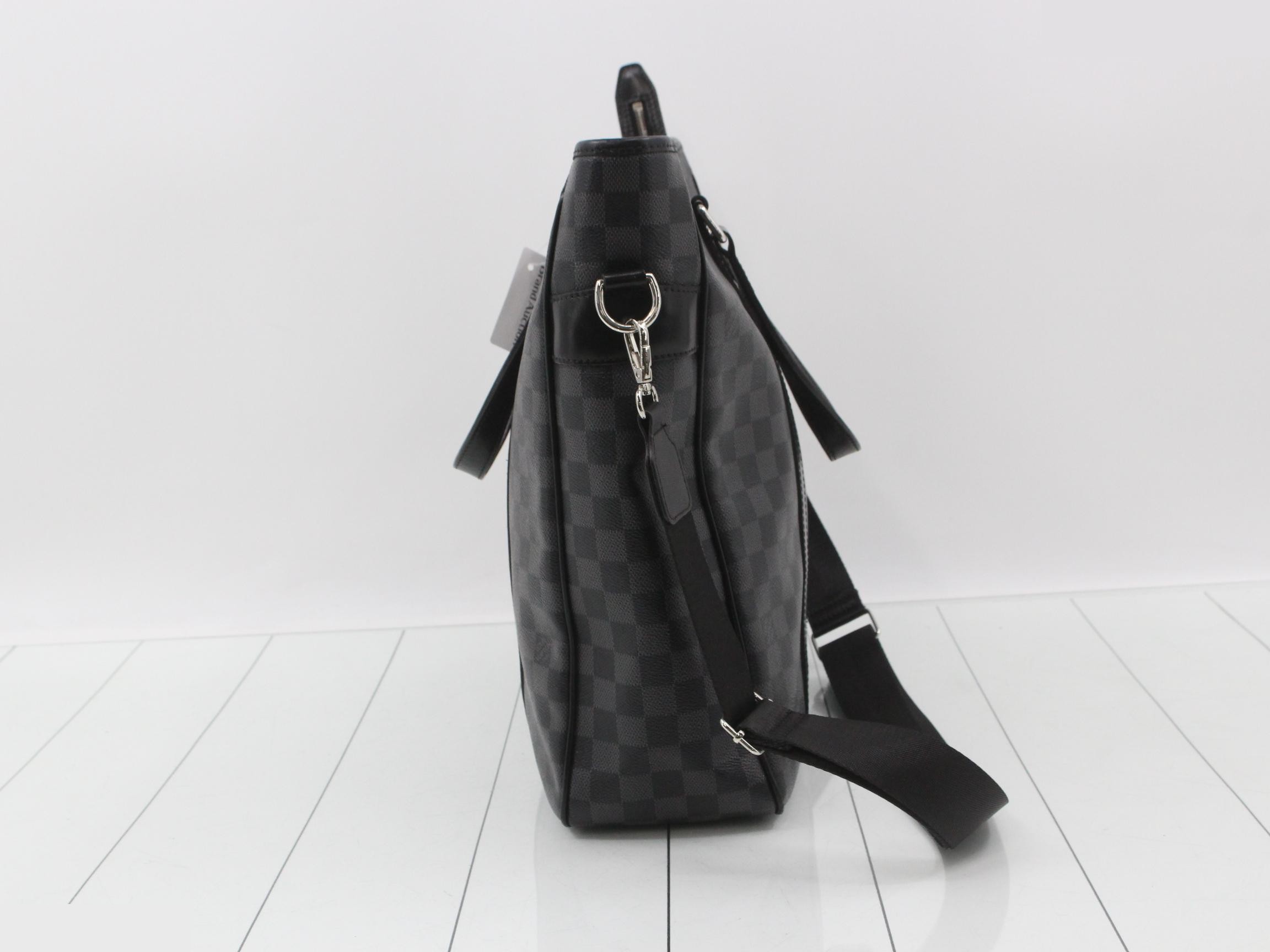 Tadao Damier Graphite Shoulder Bag — view 4