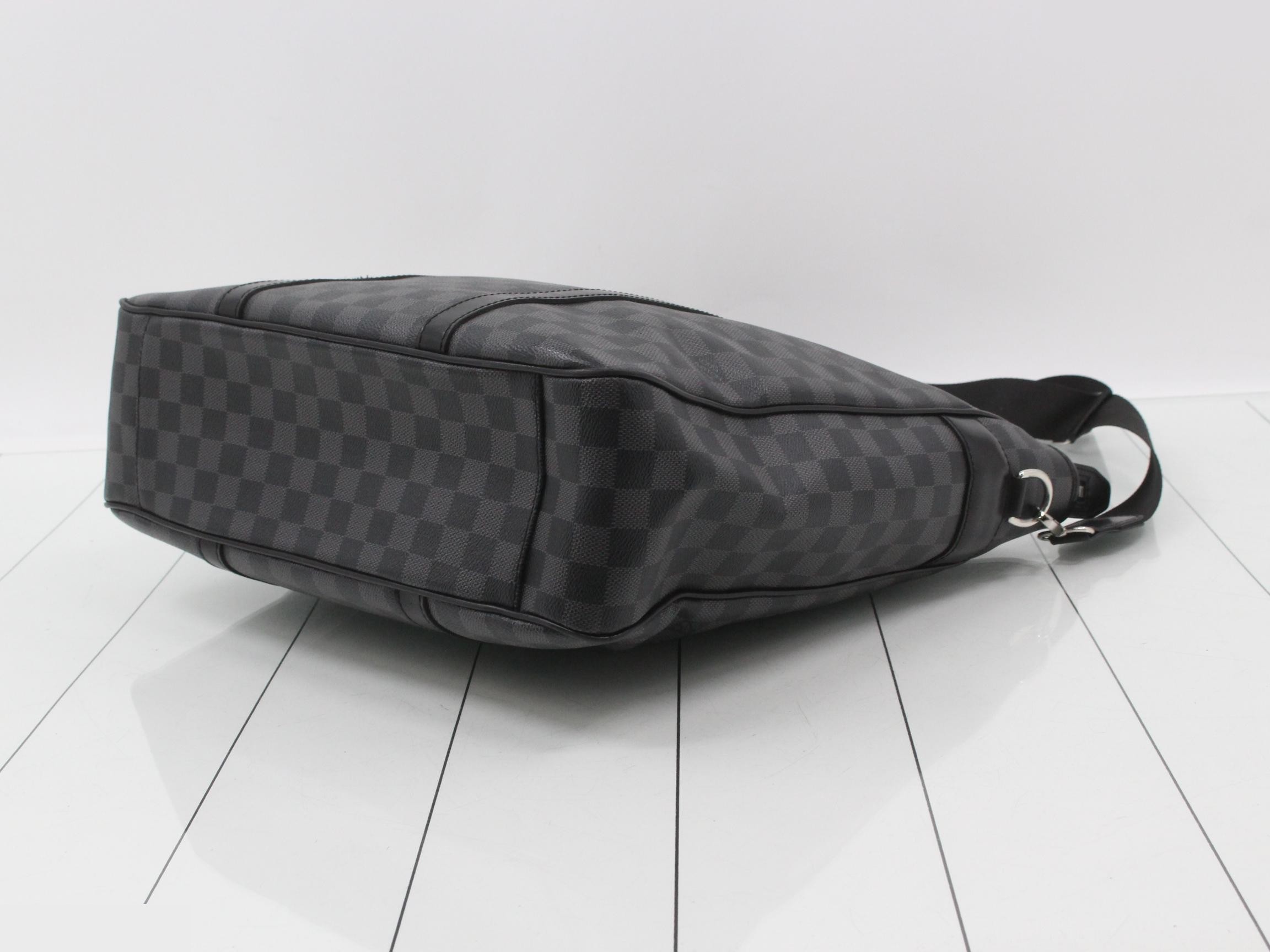 Tadao Damier Graphite Shoulder Bag — view 6