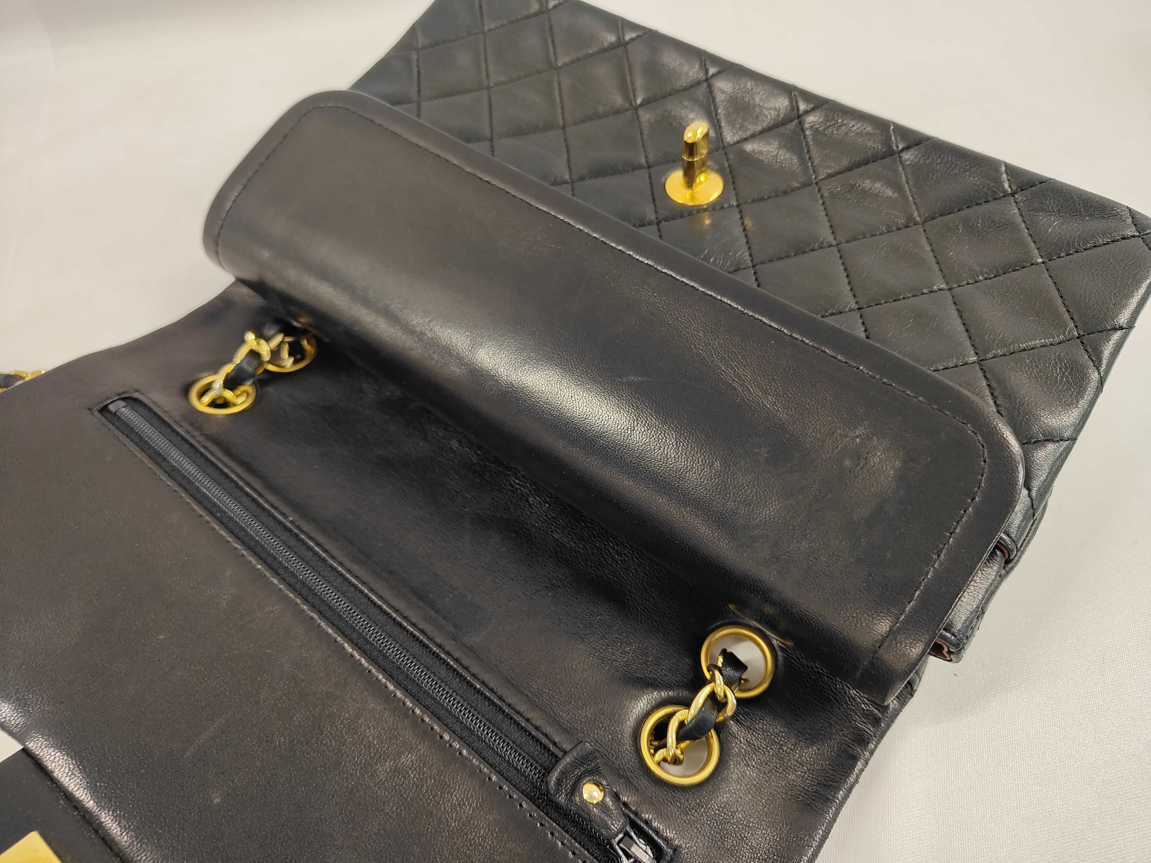 Lambskin Chanel Matelasse Handbag — view 8