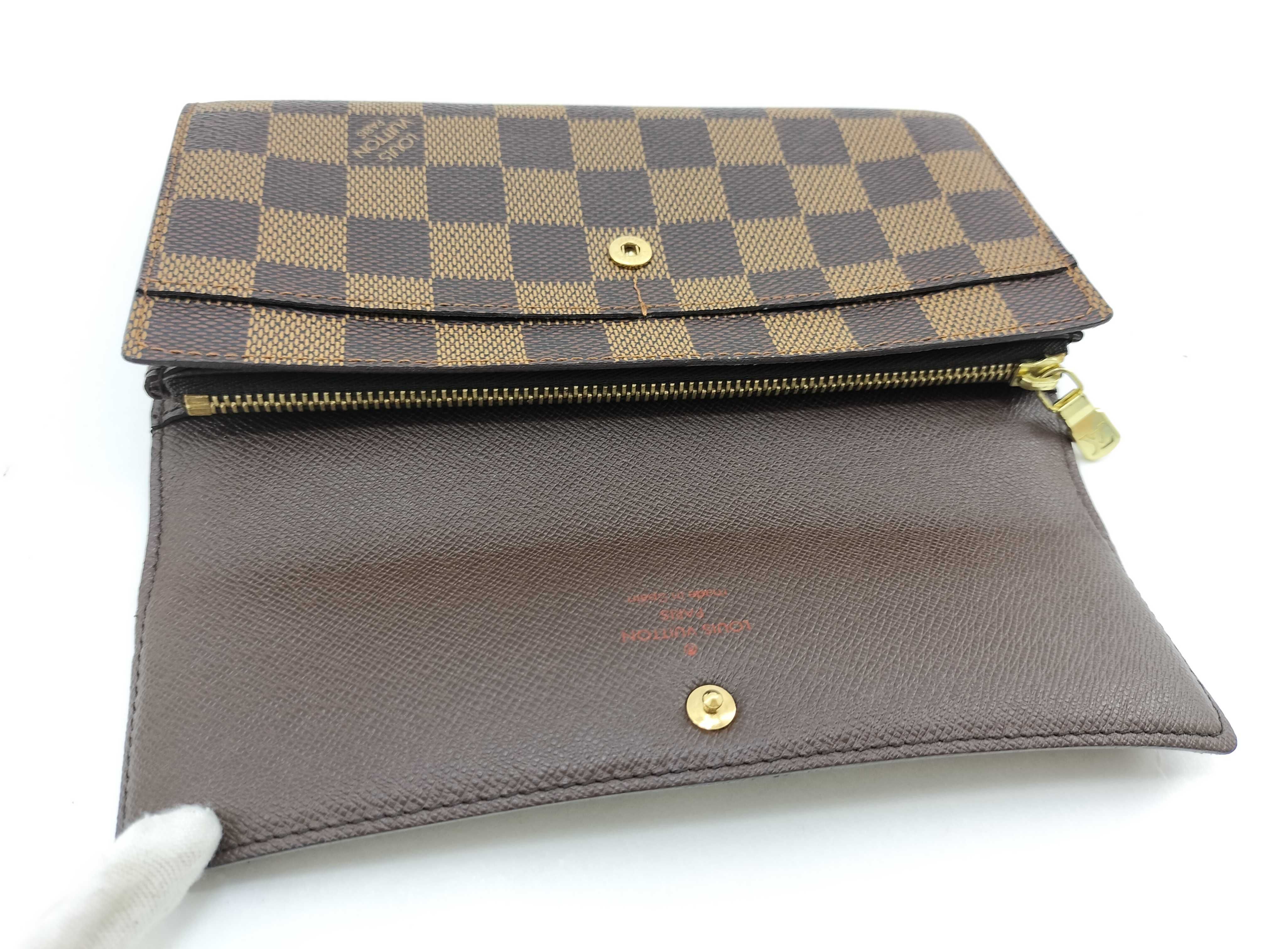 Damier Portefeuille Sarah Long Wallet — view 9