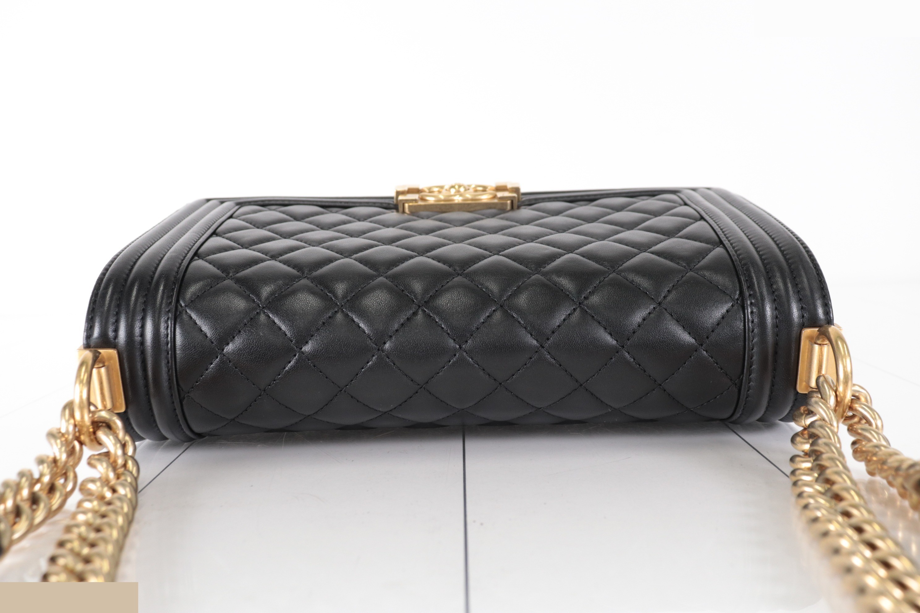 Boy Chanel Lambskin Chain Shoulder Bag, Series 23 — view 6
