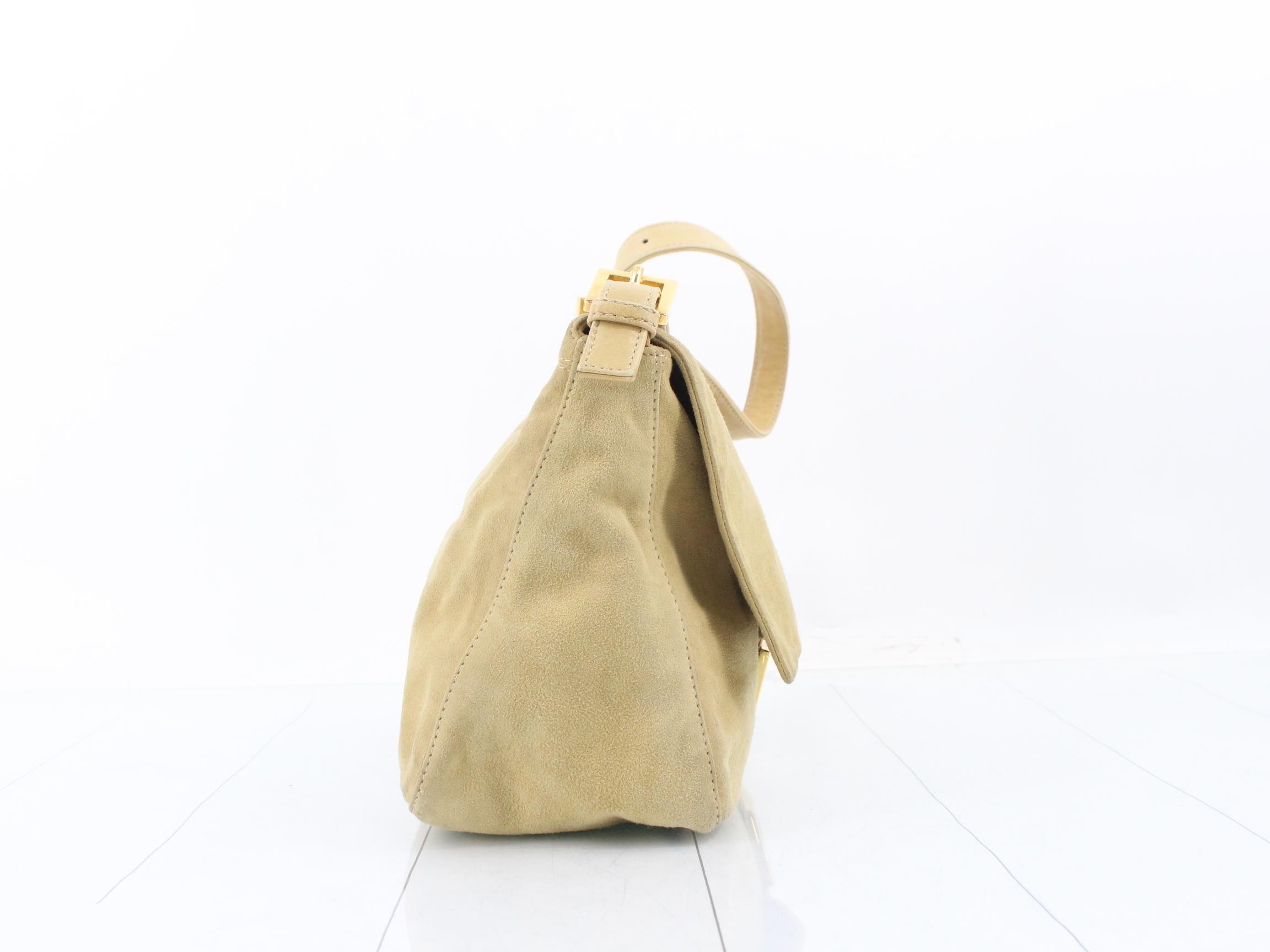 Mamma Bucket Bag, Shoulder Bag, Suede — view 4