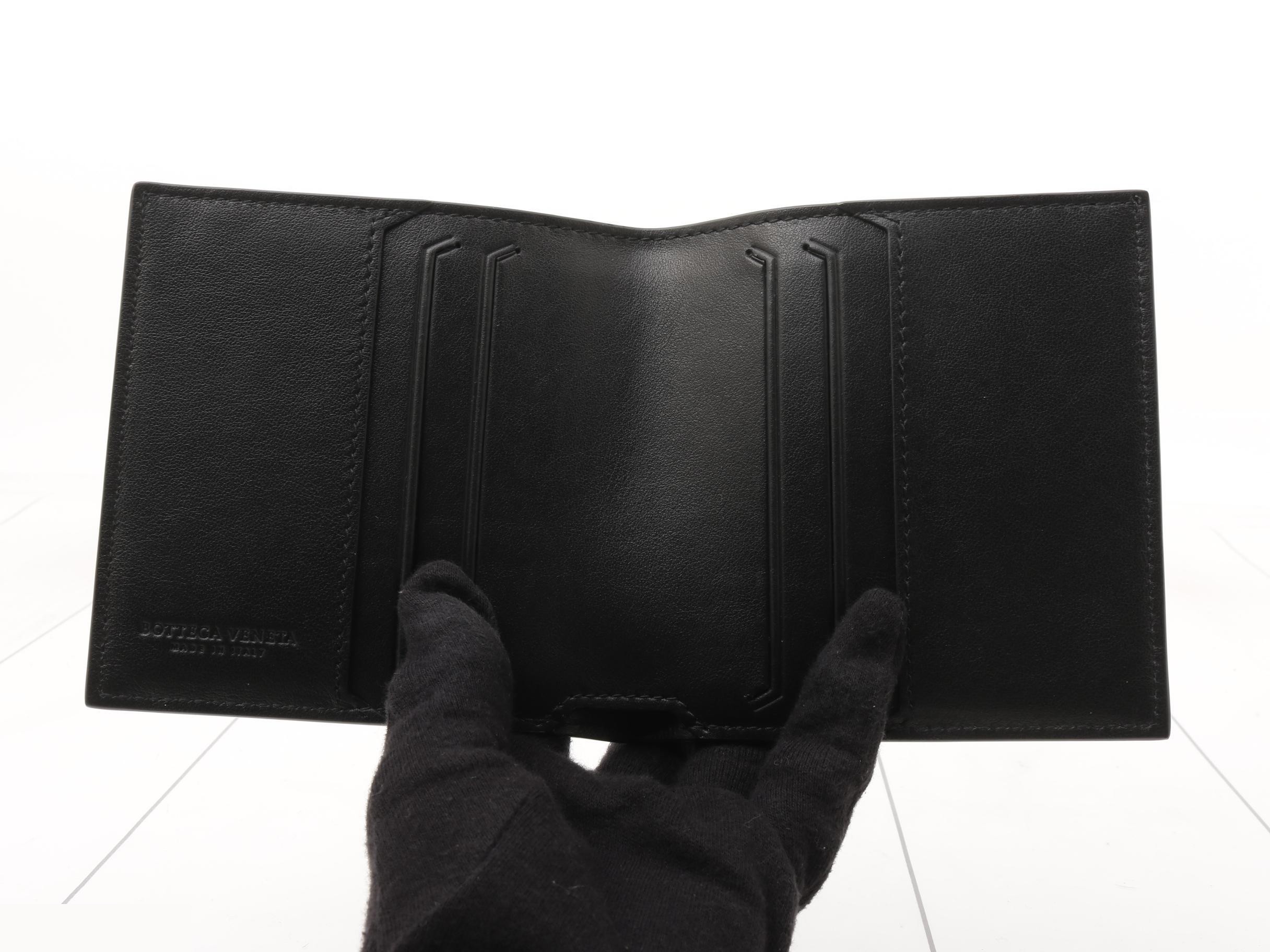 Other line bags and wallets, leather, black, wallet, unused. — view 4