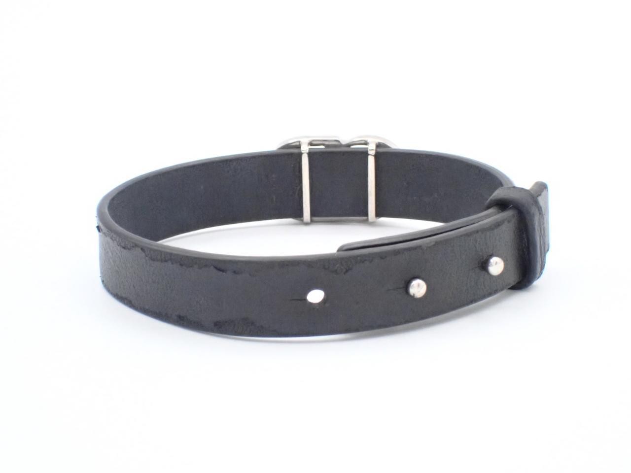 Leather Black Bracelet — view 2