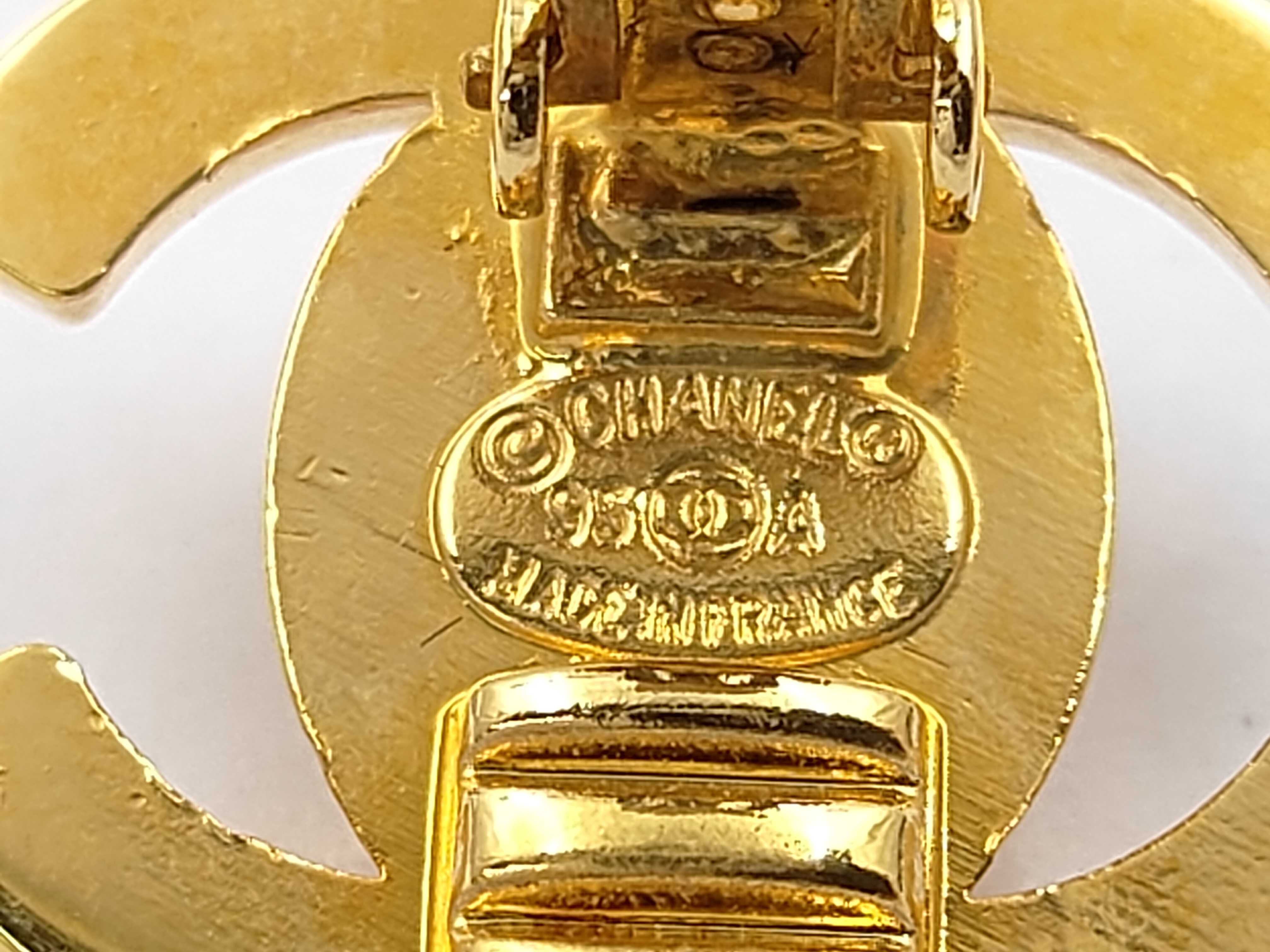 earrings with box, featuring the Coco Mark (turn-lock) design. — view 5