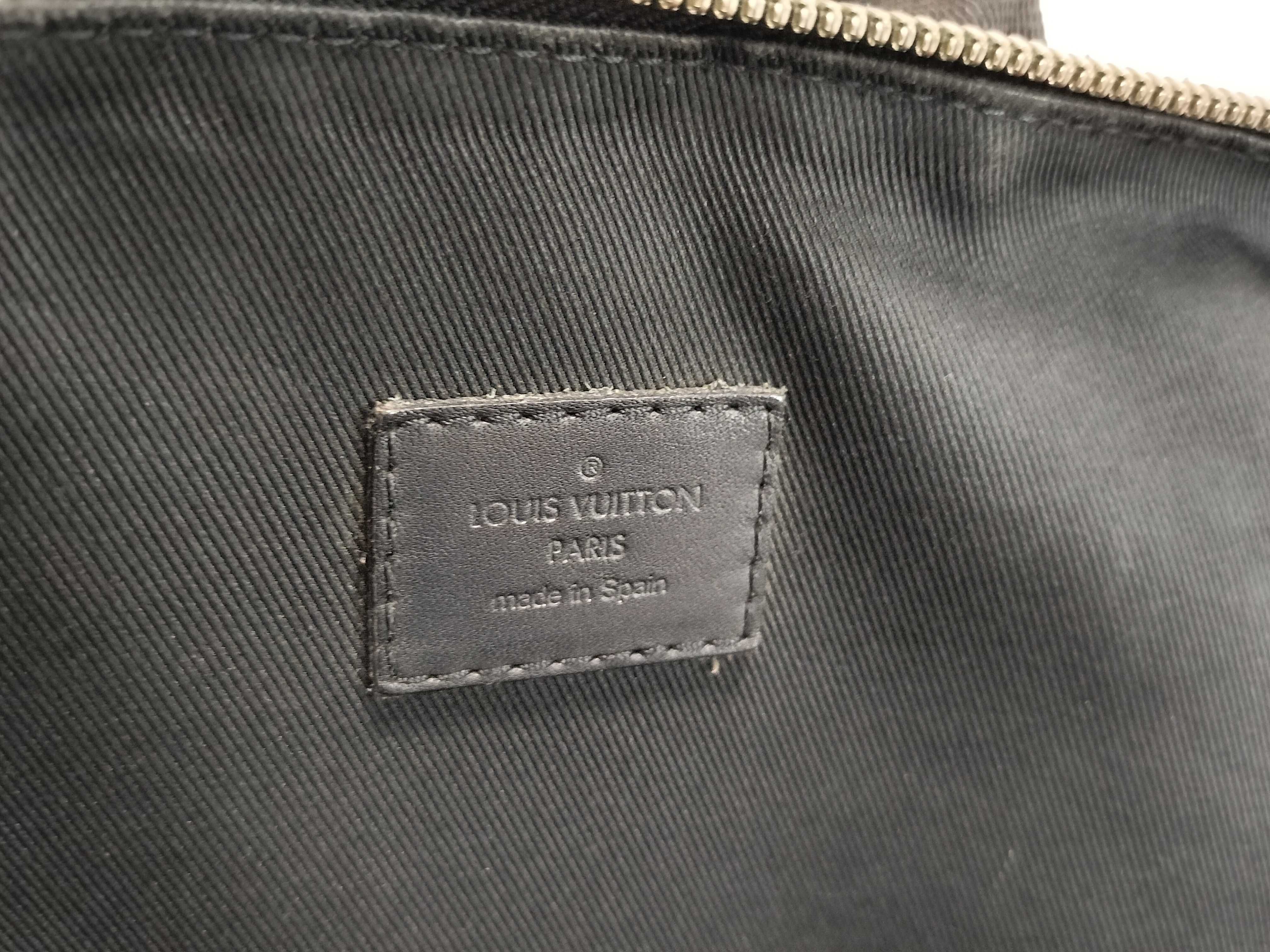 Damier Infini Avenue Backpack, Black. — view 12