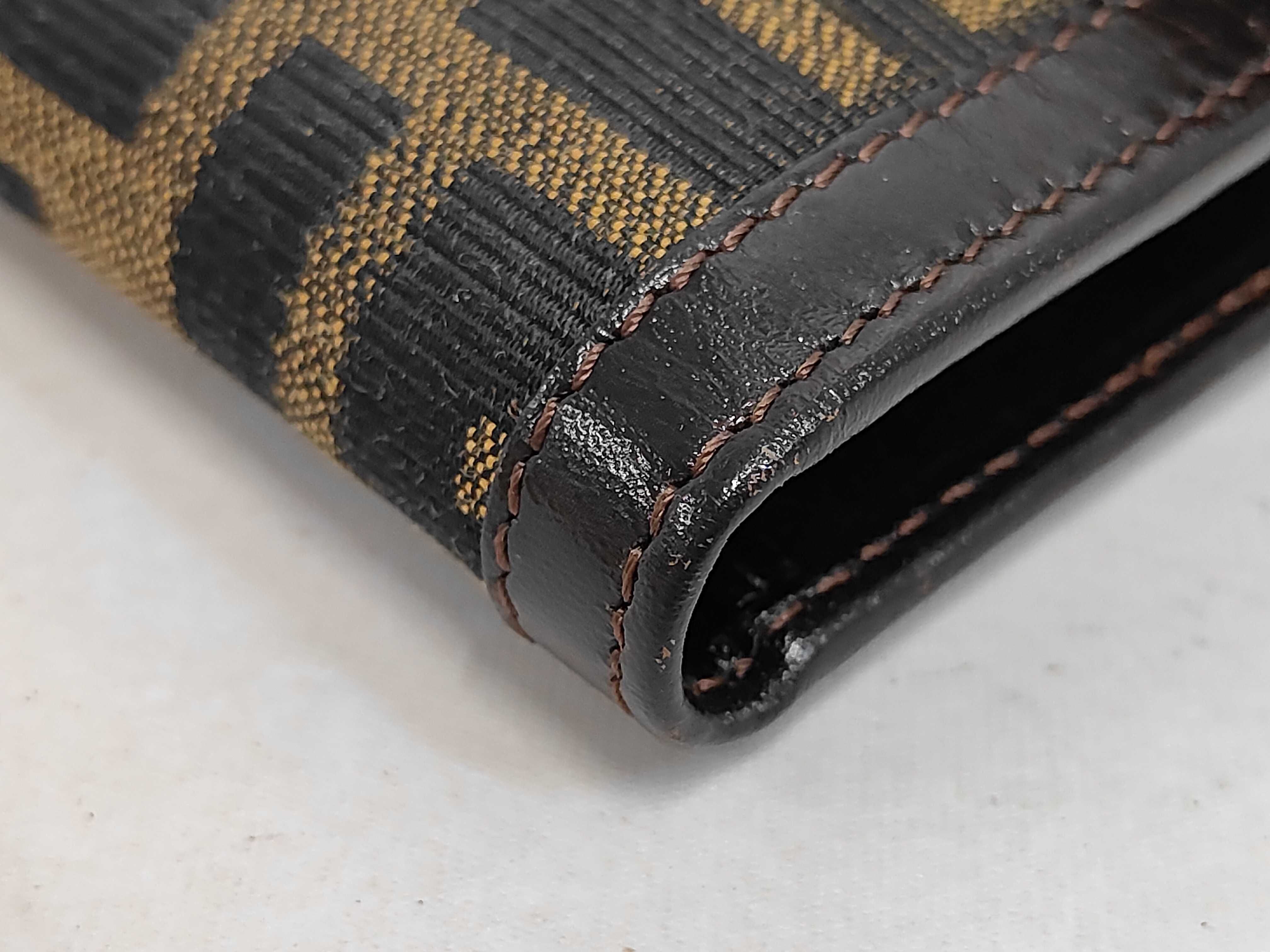 Zucca Bi-fold Wallet, Canvas, Brown — view 3